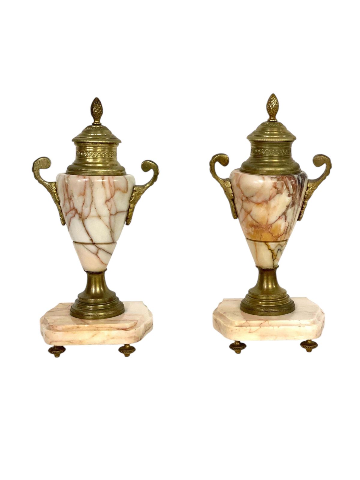 photo buy 19th Century Large Marble And Ormolu Clock Garniture