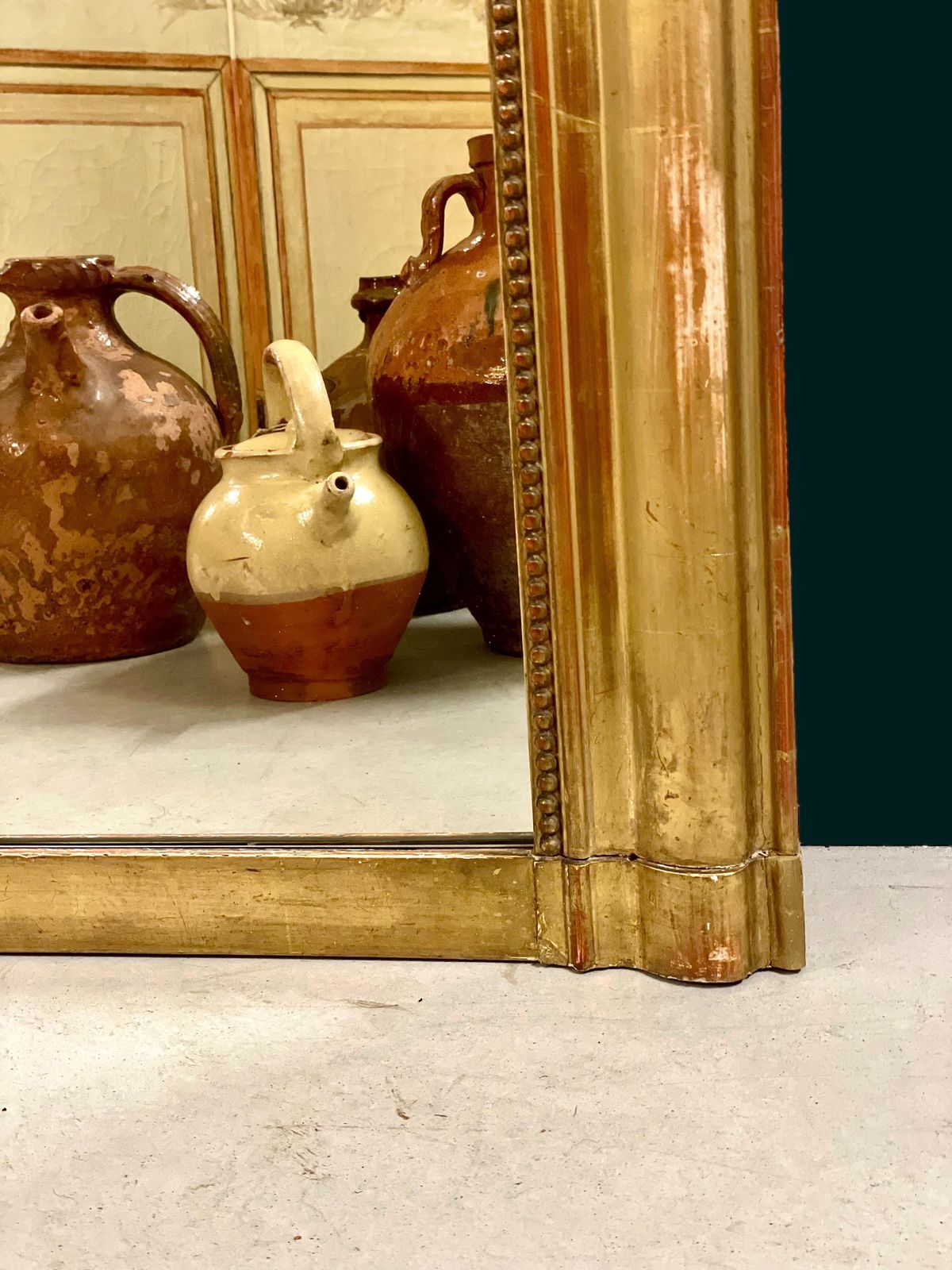 19th Century French Neoclassical Giltwood Trumeau Mirror photo buy