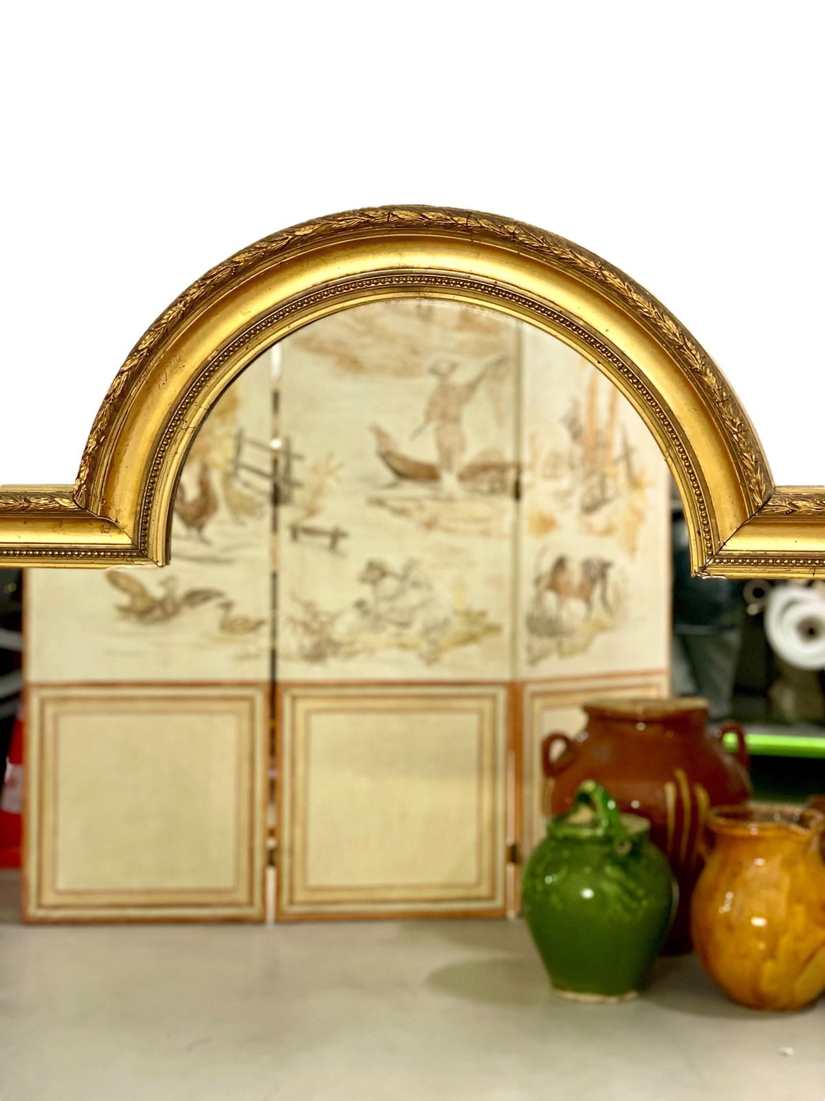 19th Century Large Mantel Mirror photo furniture