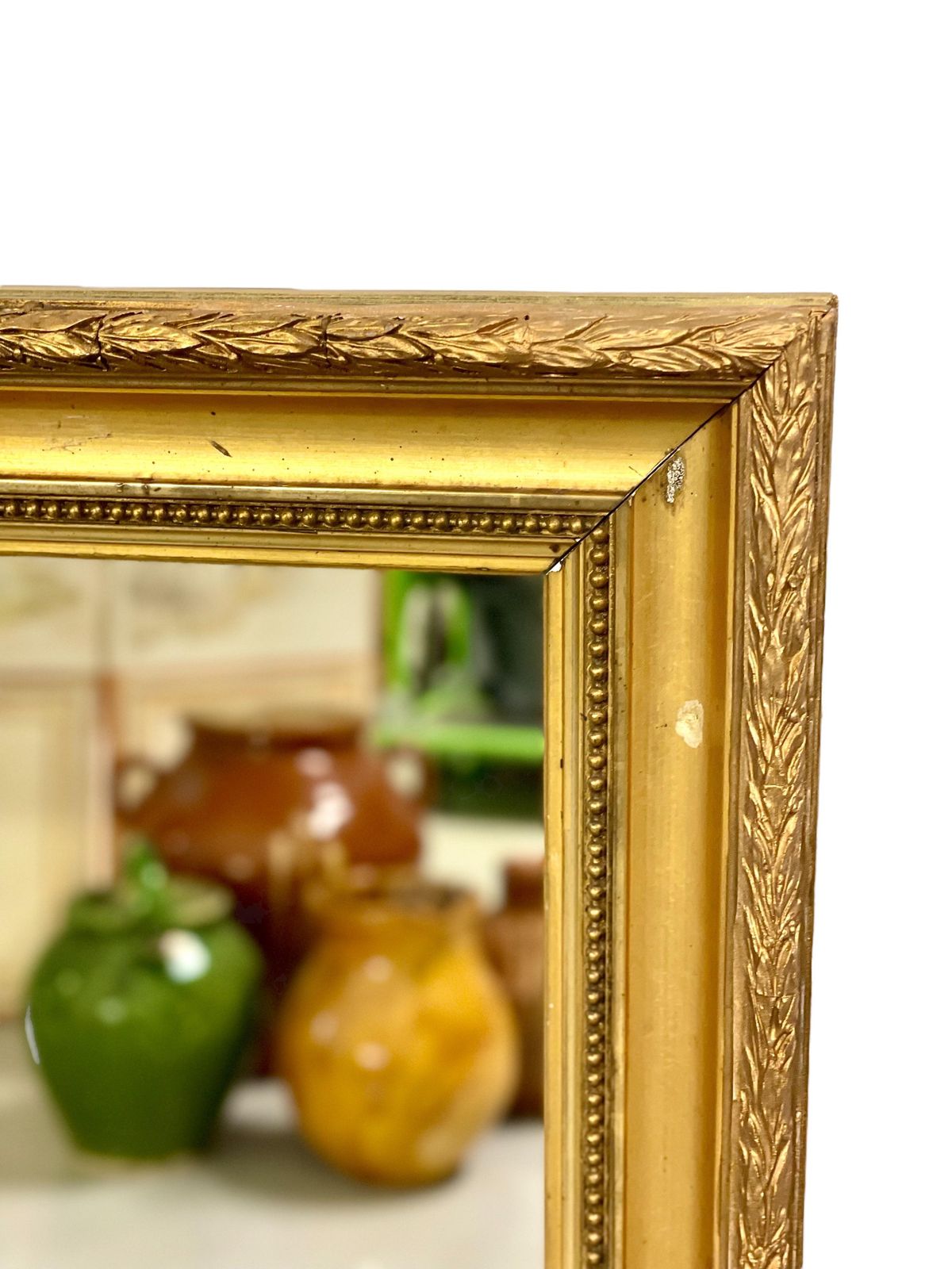 19th Century Large Mantel Mirror photo Home Decor