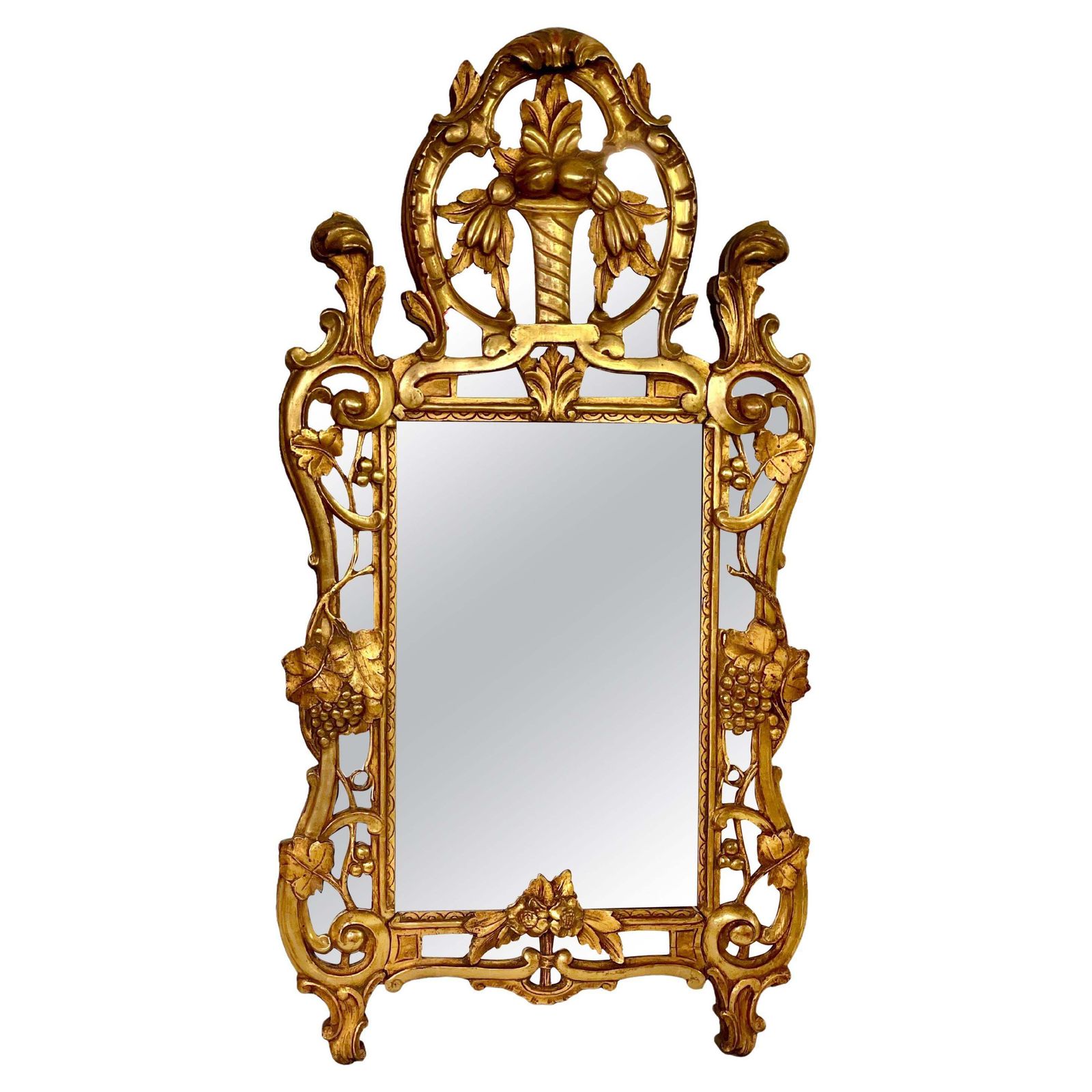 19th Century Régence Giltwood Mantel Mirror