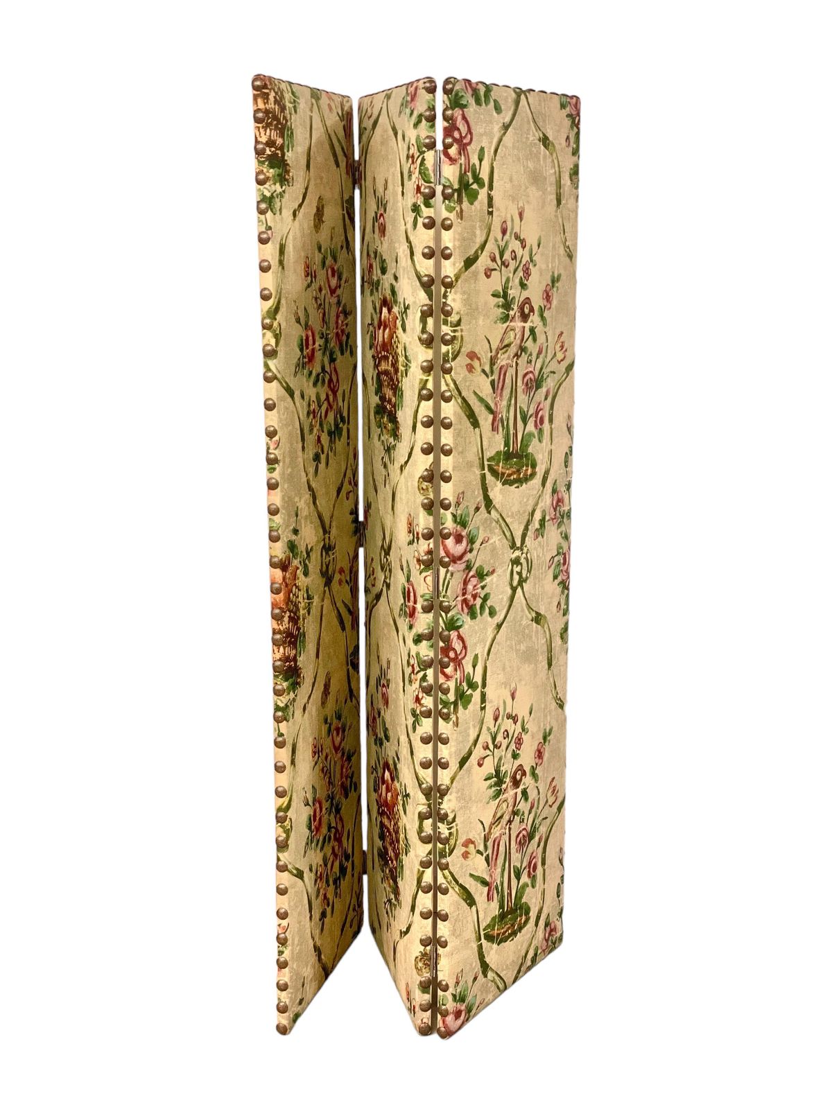 French Vintage Screen Divider With Three Panels photo for sale