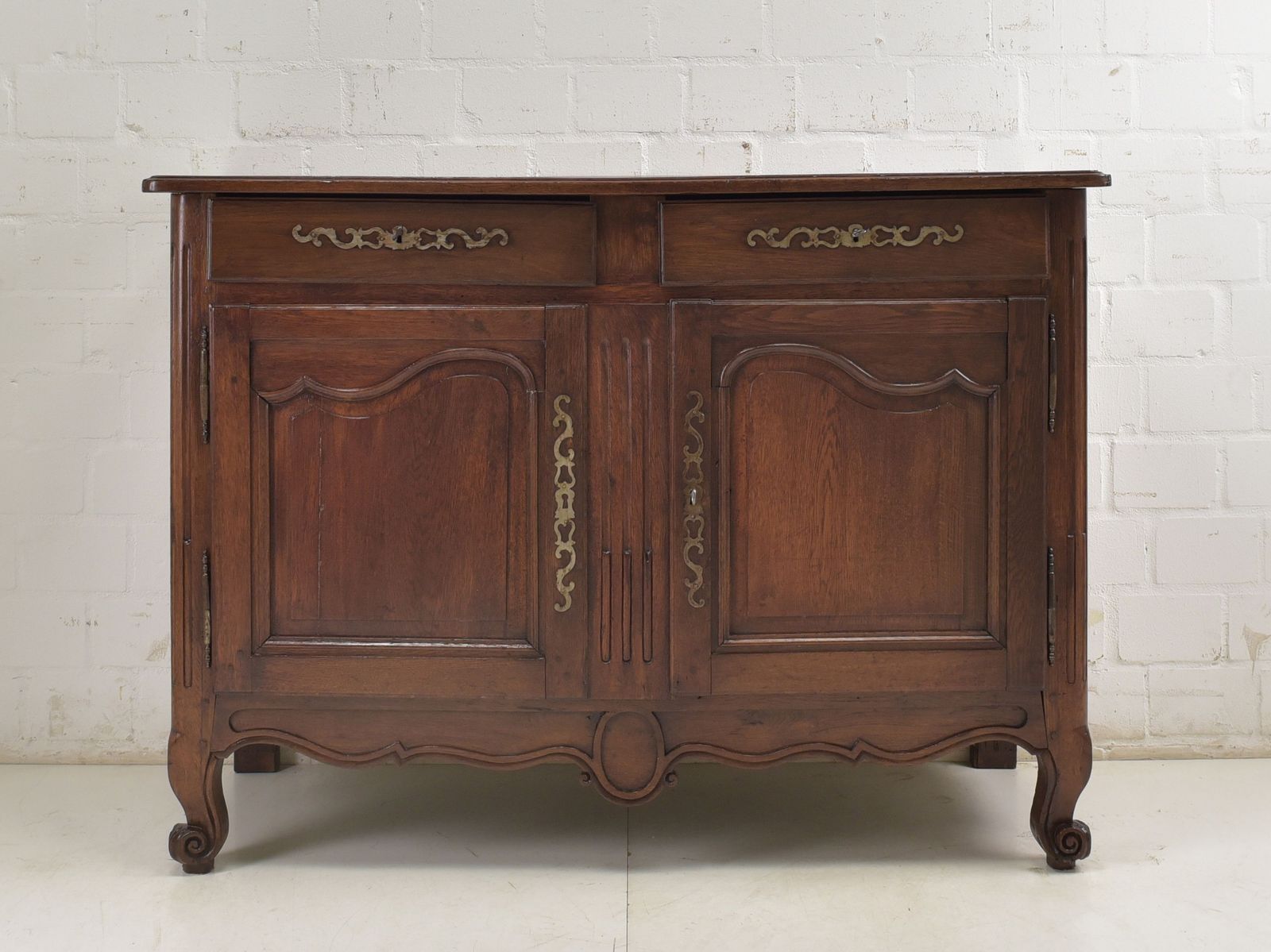 Antique! Restored Louis XV Rococo Sideboard Circa 1780, Oak Cabinet, Chest Of Drawers photo furniture