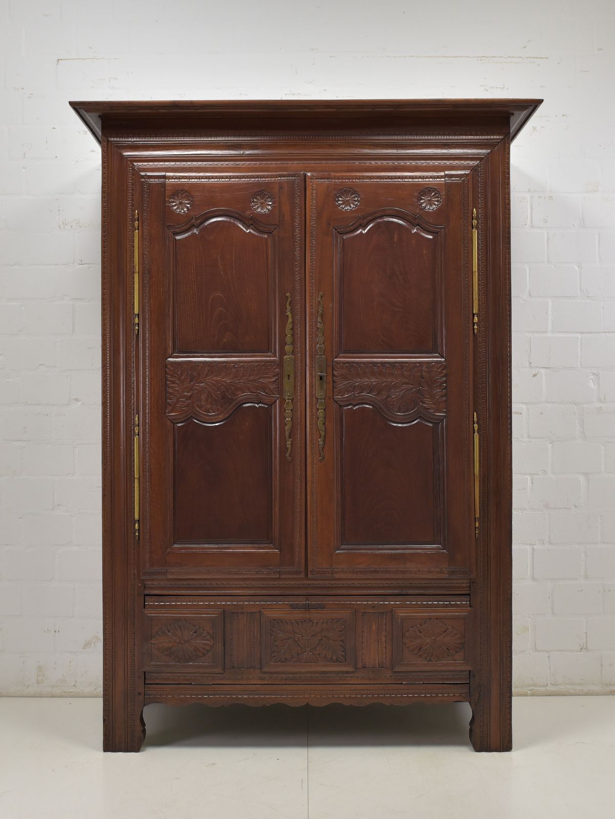 Antique! Small Wardrobe Restored Breton Circa 1820 Hallway Cupboard photo furniture