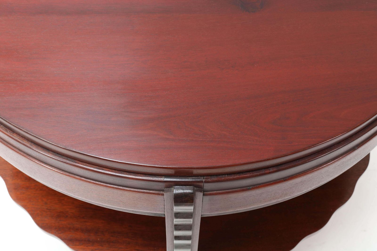 Mahogany Art Deco Amsterdam School Coffee Table By Fa. Drilling Amsterdam, 1920s photo vintage