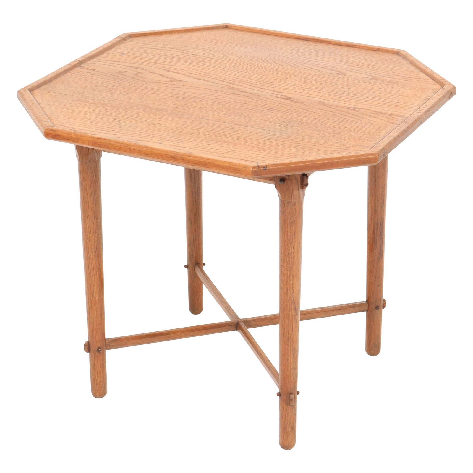 Oak Arts & Crafts Coffee Table By A.J. Kropholler, 1900s