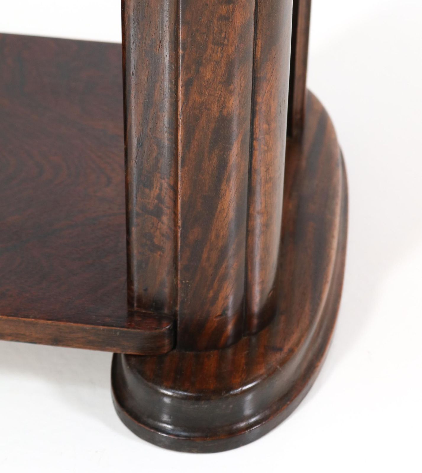 photo for sale Walnut Art Deco Coffee Table By Gebroeders Reens Amsterdam, 1930s