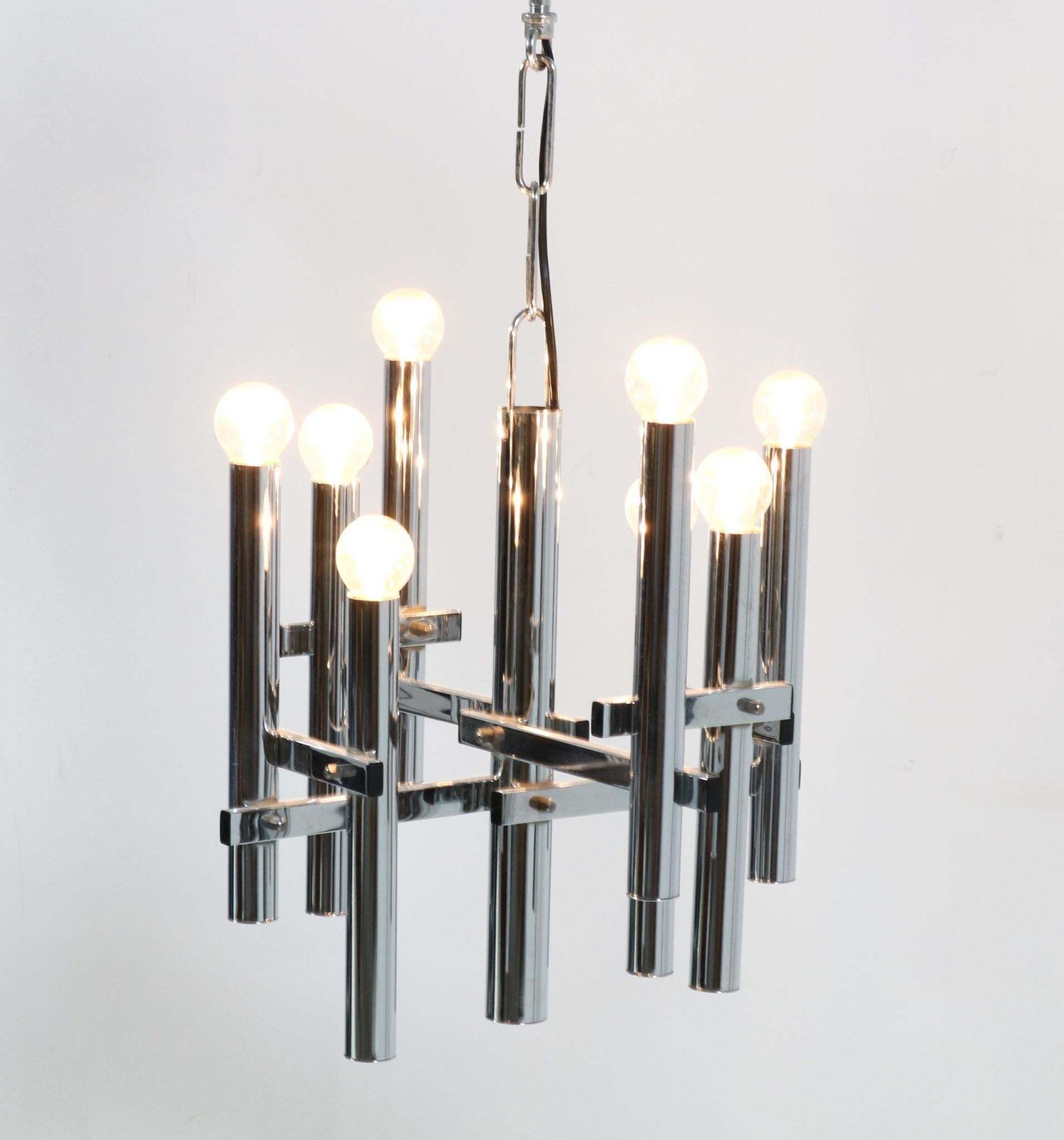 Mid Century Modern Italian Chandelier In The Style Of Gaetano Sciolari photo furniture