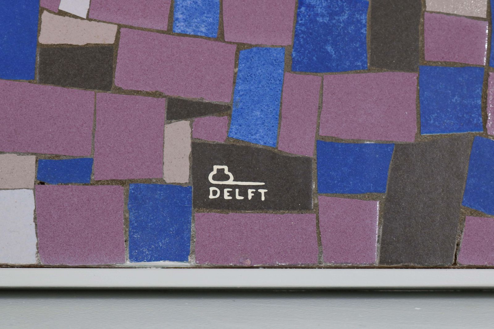 Dutch Mid Century Modern Ceramic Artwork By Porceleyne Fles Delft, 1970s photo 1924.0