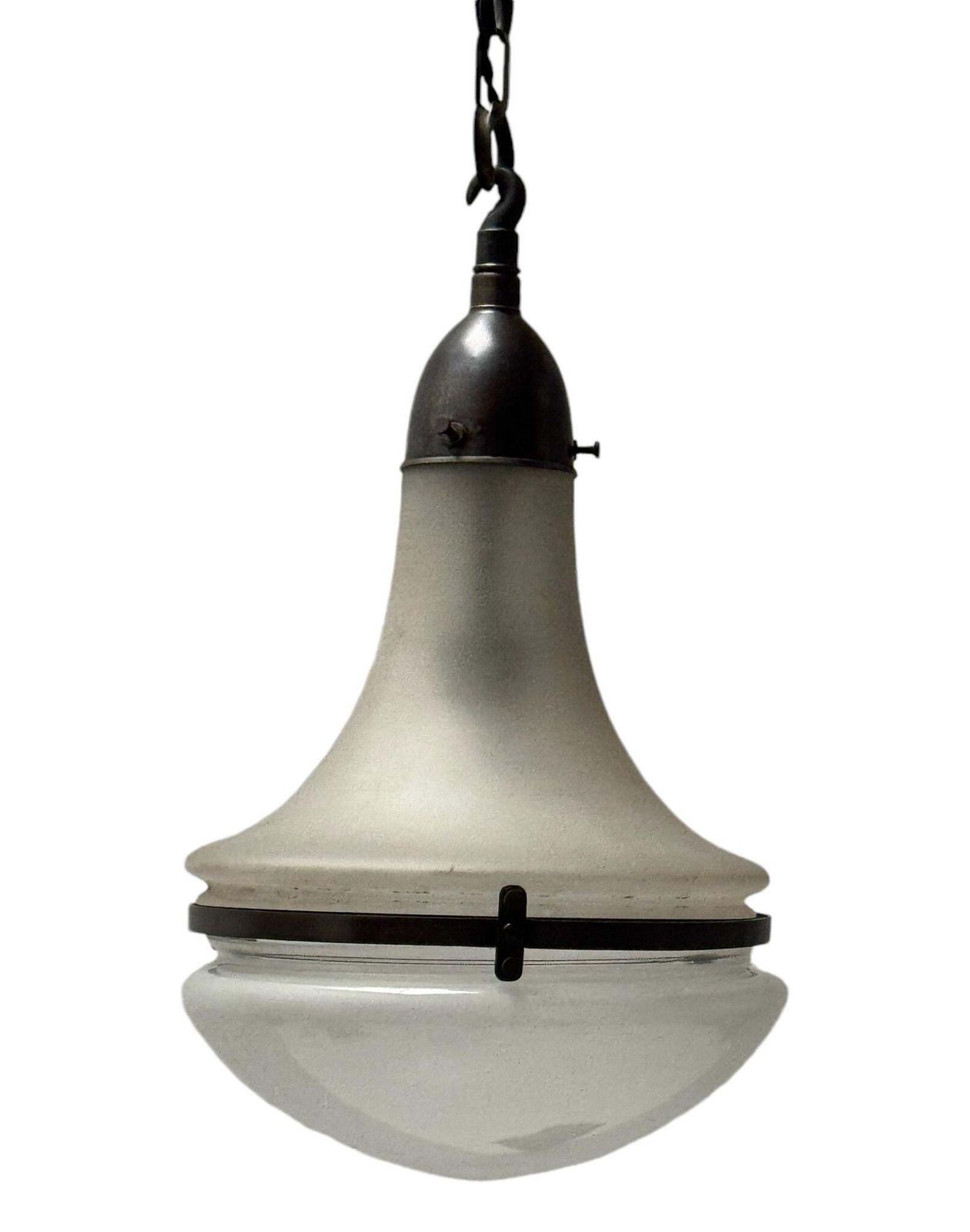 photo furniture Peter Behrens Art Nouveau Luzette Pendant Lamp For Siemens, 1900s