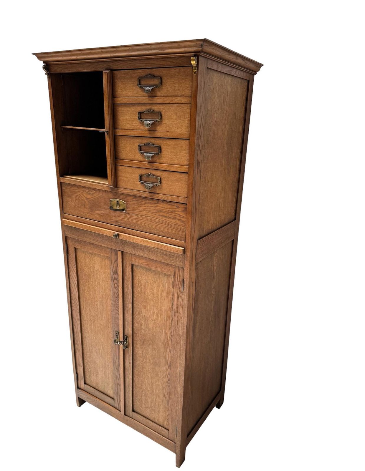 Art Nouveau Filing Cabinet Or Bookcase, 1900s photo furniture