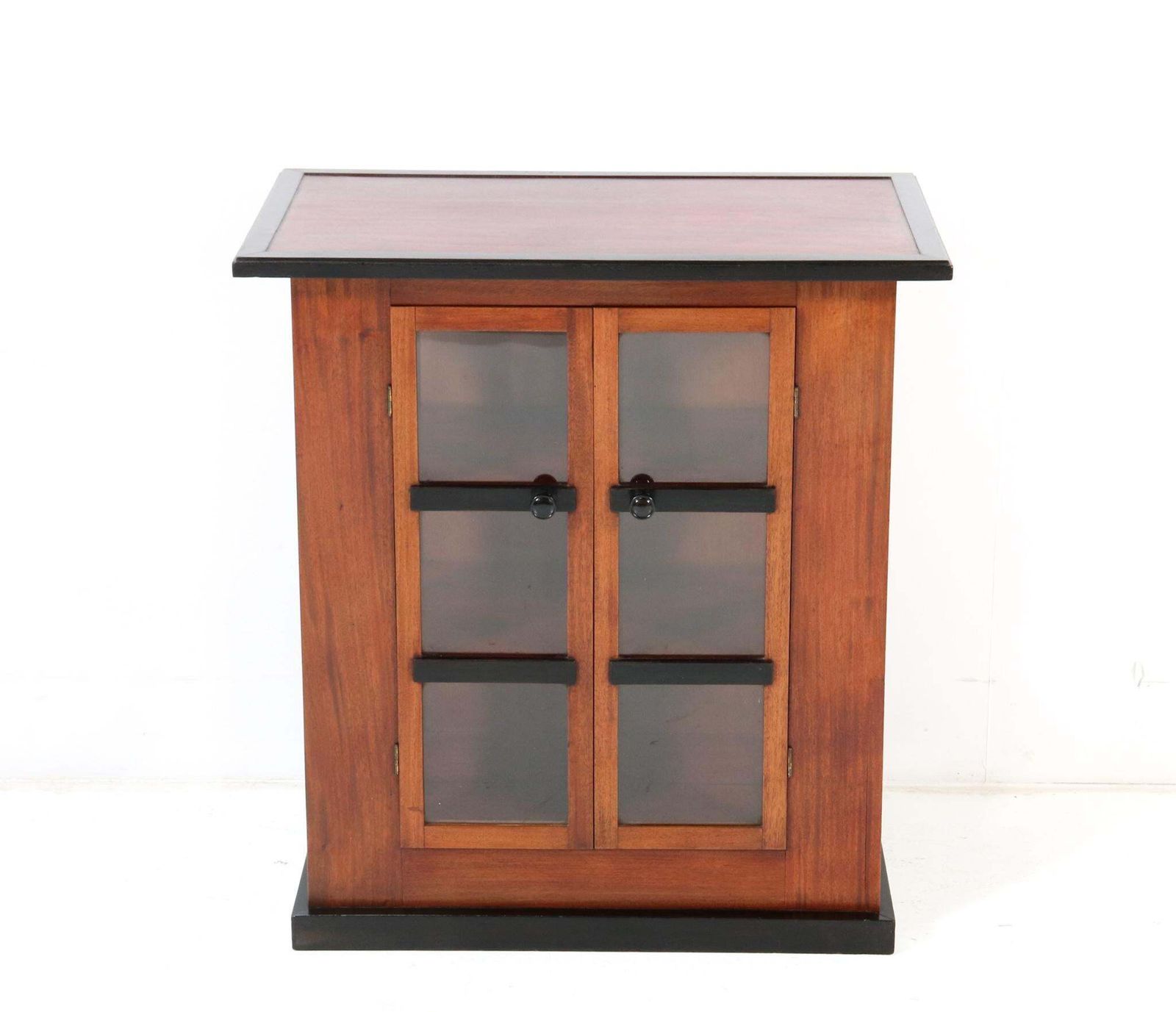 Walnut Art Deco Modernist Tea Cabinet By Jan Brunott, 1920s photo furniture