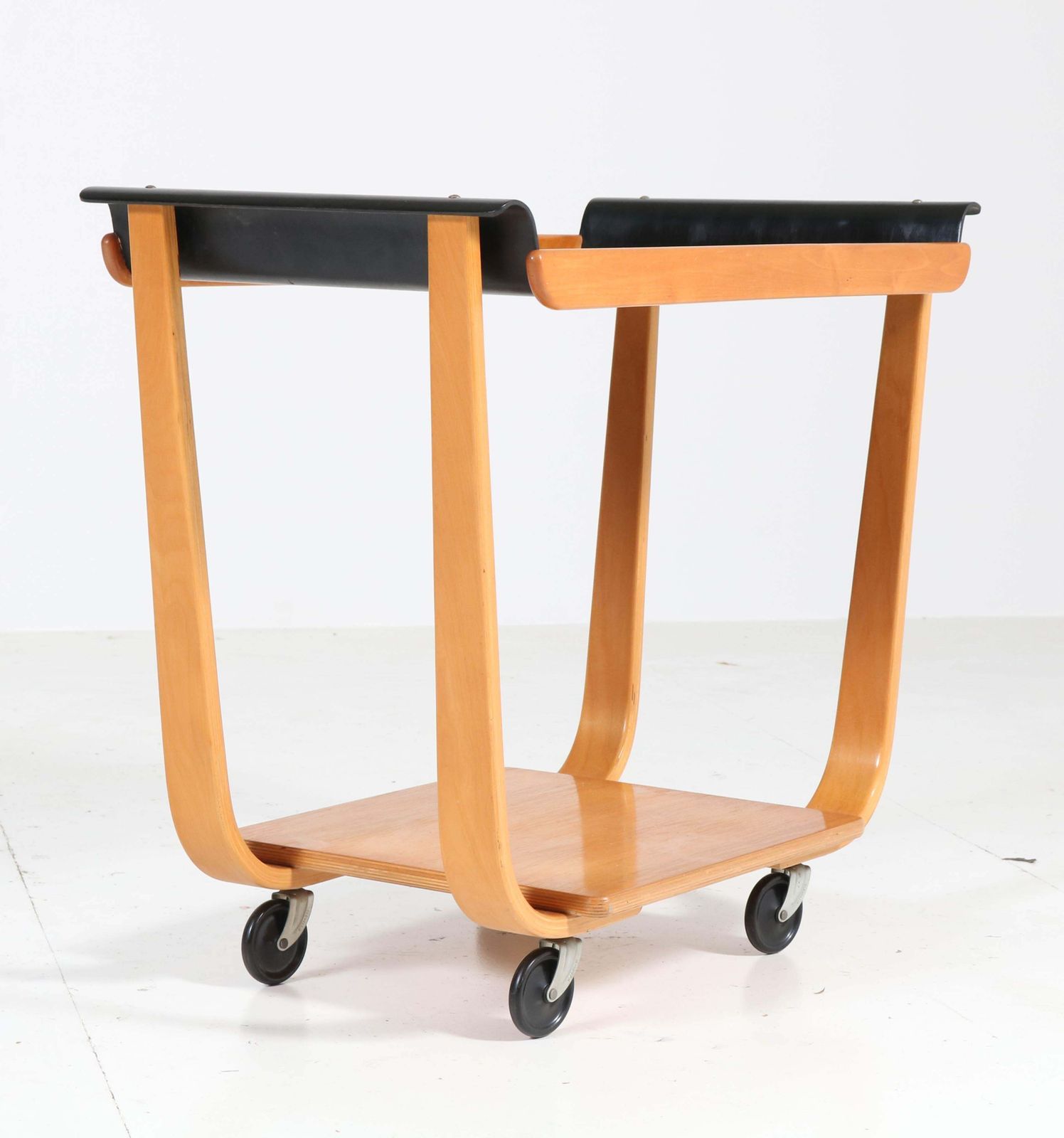 Mid Century Modern Serving Trolley Pb31 By Cees Braakman For Ums Pastoe, 1950s photo furniture