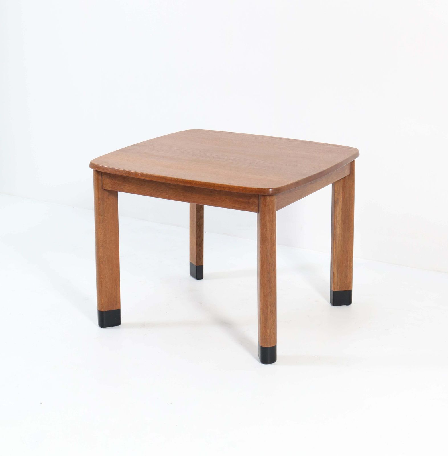 Oak Art Deco Amsterdam School Coffee Table In The Style Of Piet Kramer, 1920s photo for sale