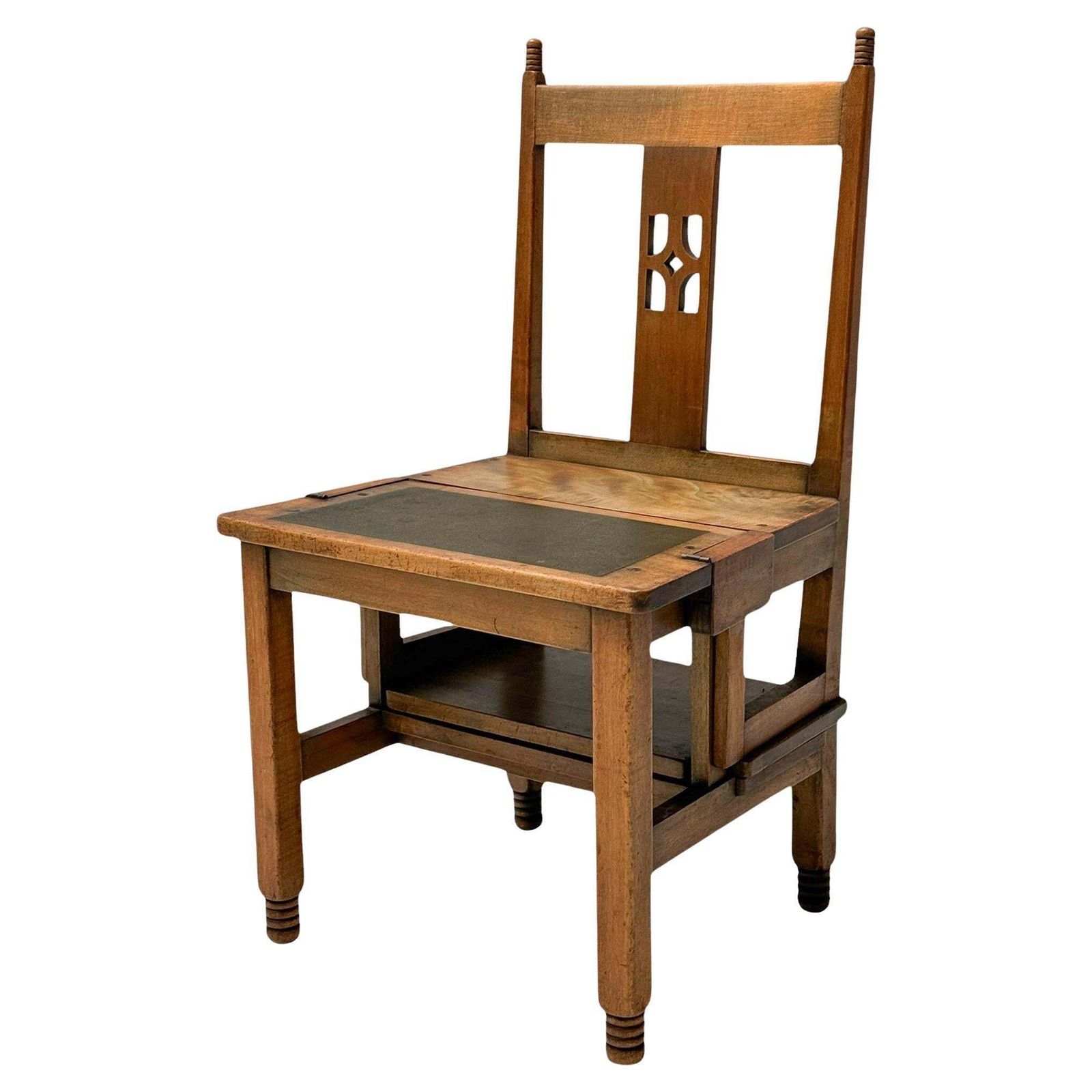 Jac. Van Den Bosch 'T Binnenhuis Art Deco Library Chair Or Library Steps, 1916