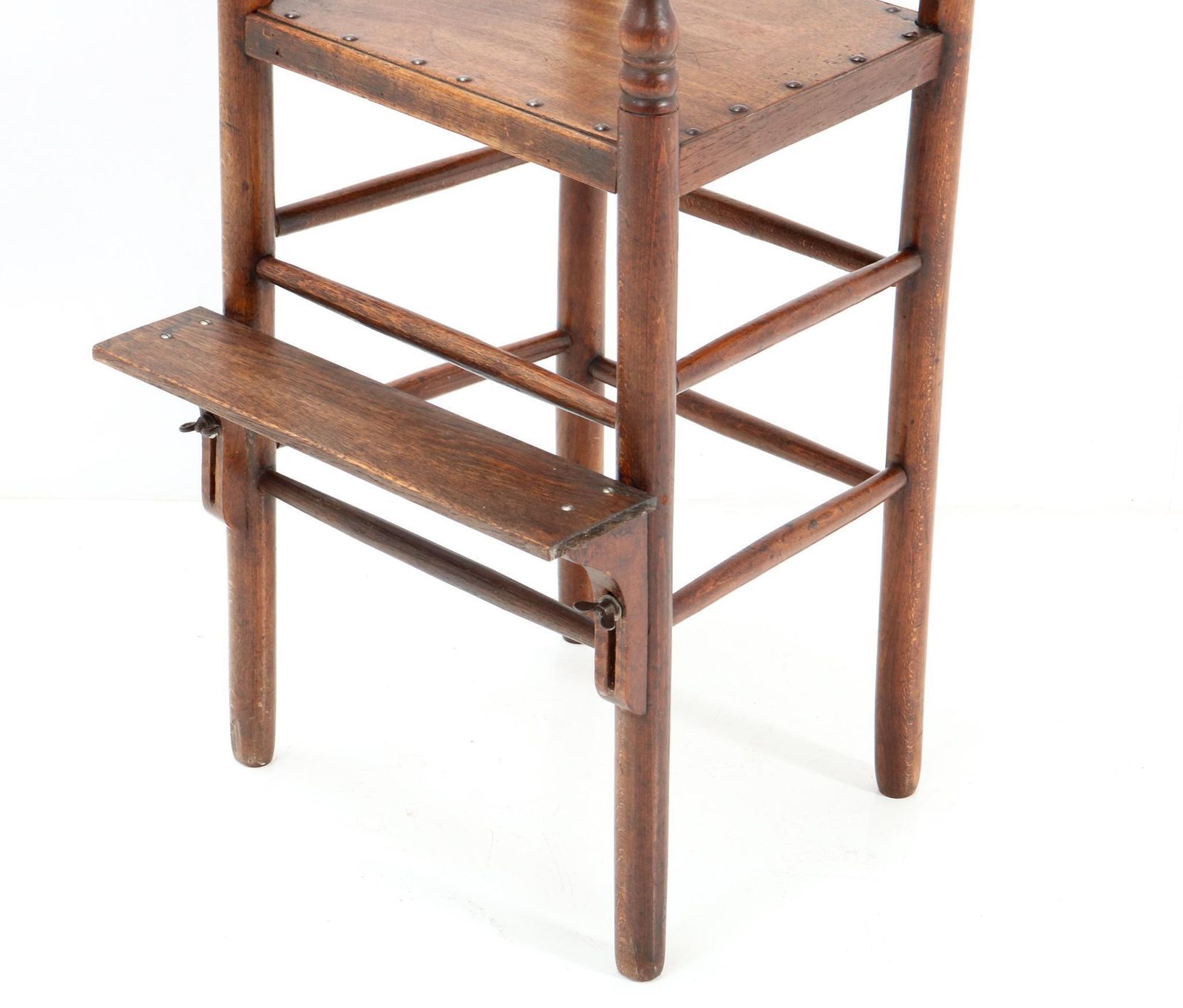 photo furniture Antique 19th Century Beech Country Ladder Back Children's Chair