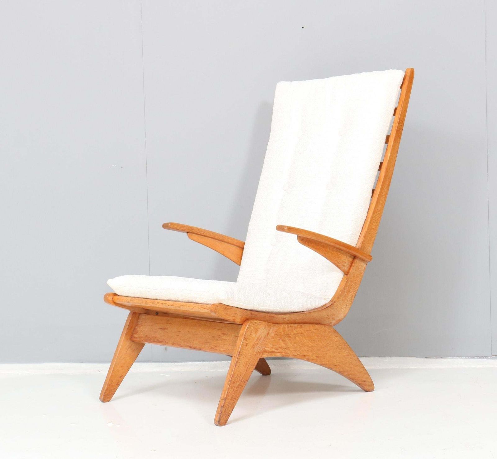 Mid Century Modern High Back Lounge Chair By Jan Den Drijver For De Stijl, 1950s photo 2224.0