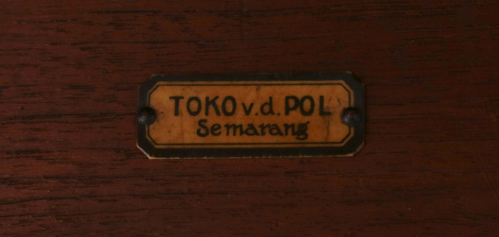 Teak Art Deco Haagse School Extendable Table By Toko V/D Pol Semarang, 1920s photo 1938.0