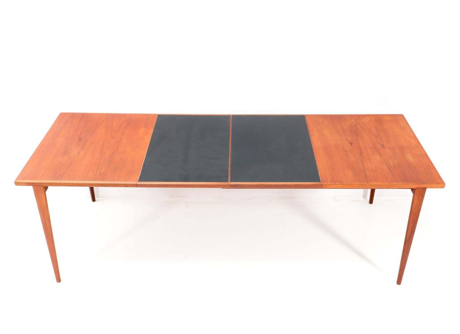 Mid Century Modern Teak Dining Room Table By Henry Rosengren Hansen, 1960s photo for sale
