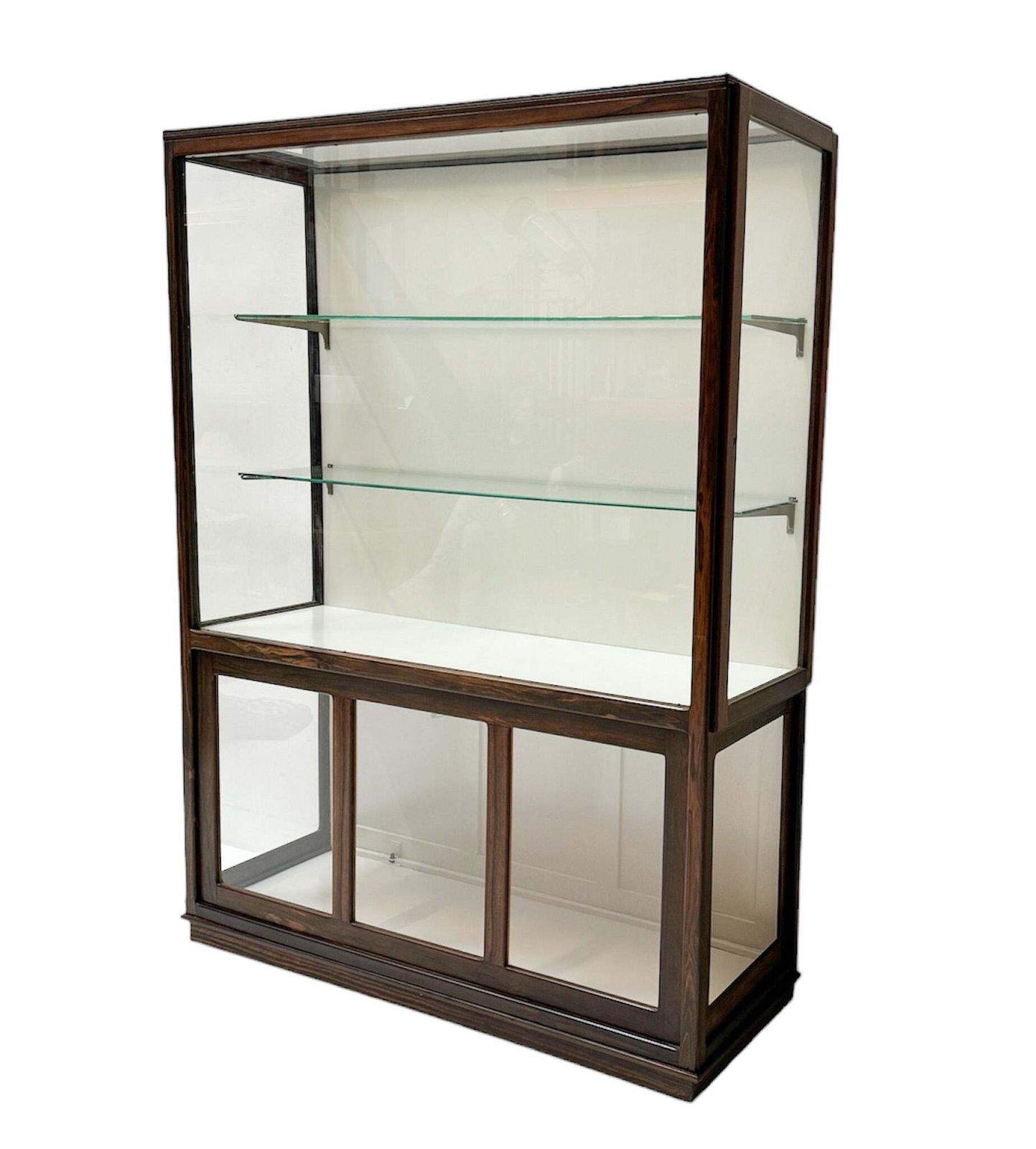Macassar Art Deco Amsterdamse School Display Cabinet By Napoleon Le Grand, 1920s photo Furniture