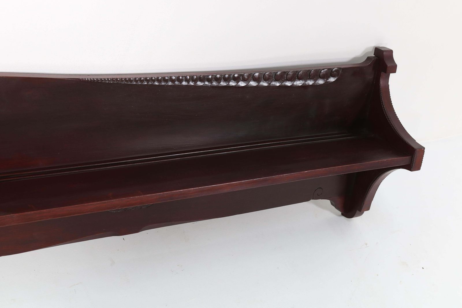 Large Mahogany Art Nouveau Arts & Crafts Bookshelf, 1900s photo vinterior