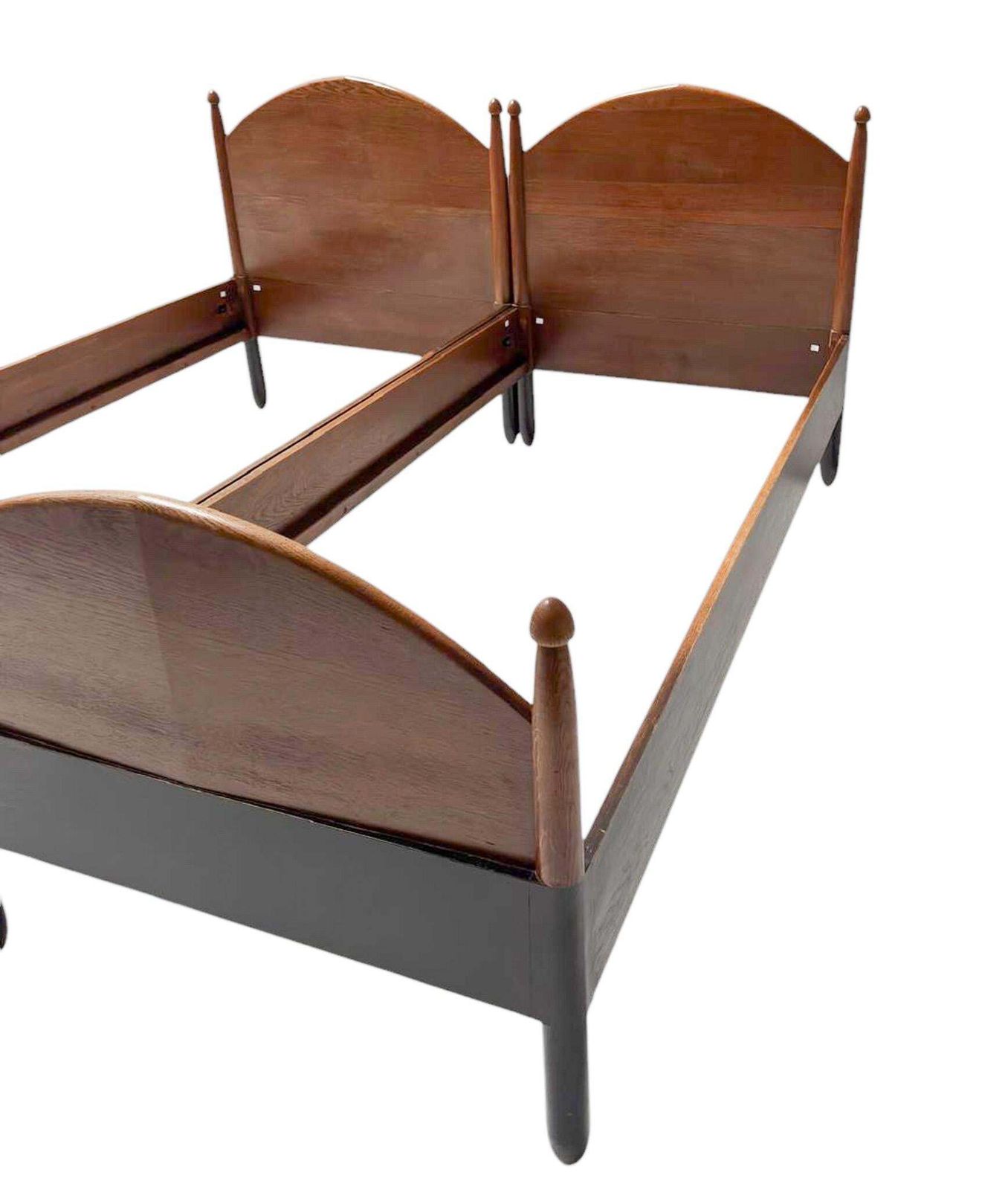photo vinterior Willem Penaat Art Deco Amsterdamse School Twin Beds For Metz & Co., 1920s