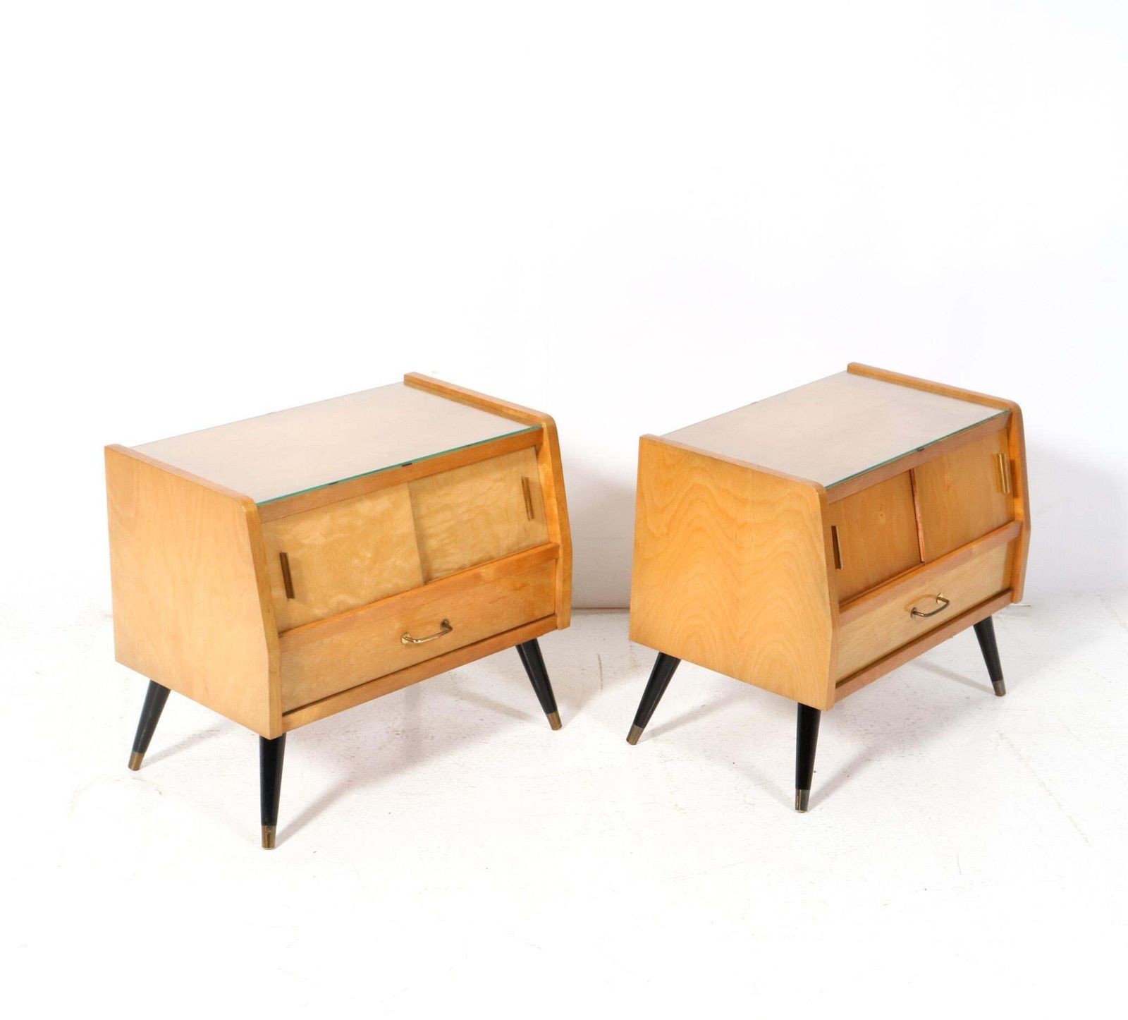 Mid Century Modern Italian Nightstands Or Bedside Tables, 1960s photo 1497.0