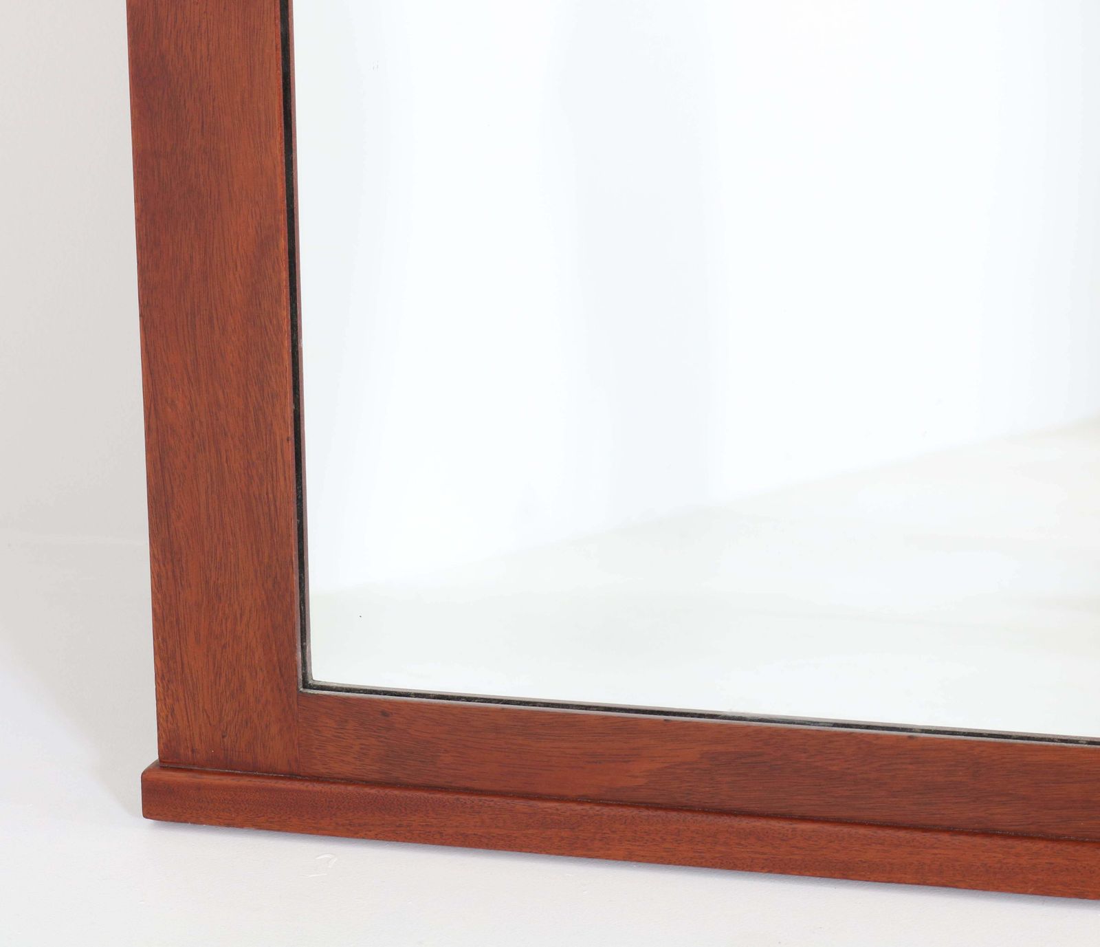 Mahogany Art Nouveau Arts & Crafts Mirror By J.M. Middelraad For Pander, 1900s photo vinterior