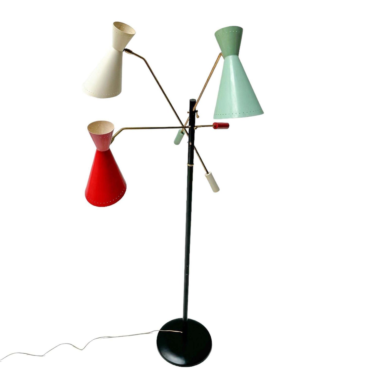 Mid Century Modern Triënnale Floor Lamp By J.J.M. Hoogervorst For Anvia, 1950s photo 4704.0