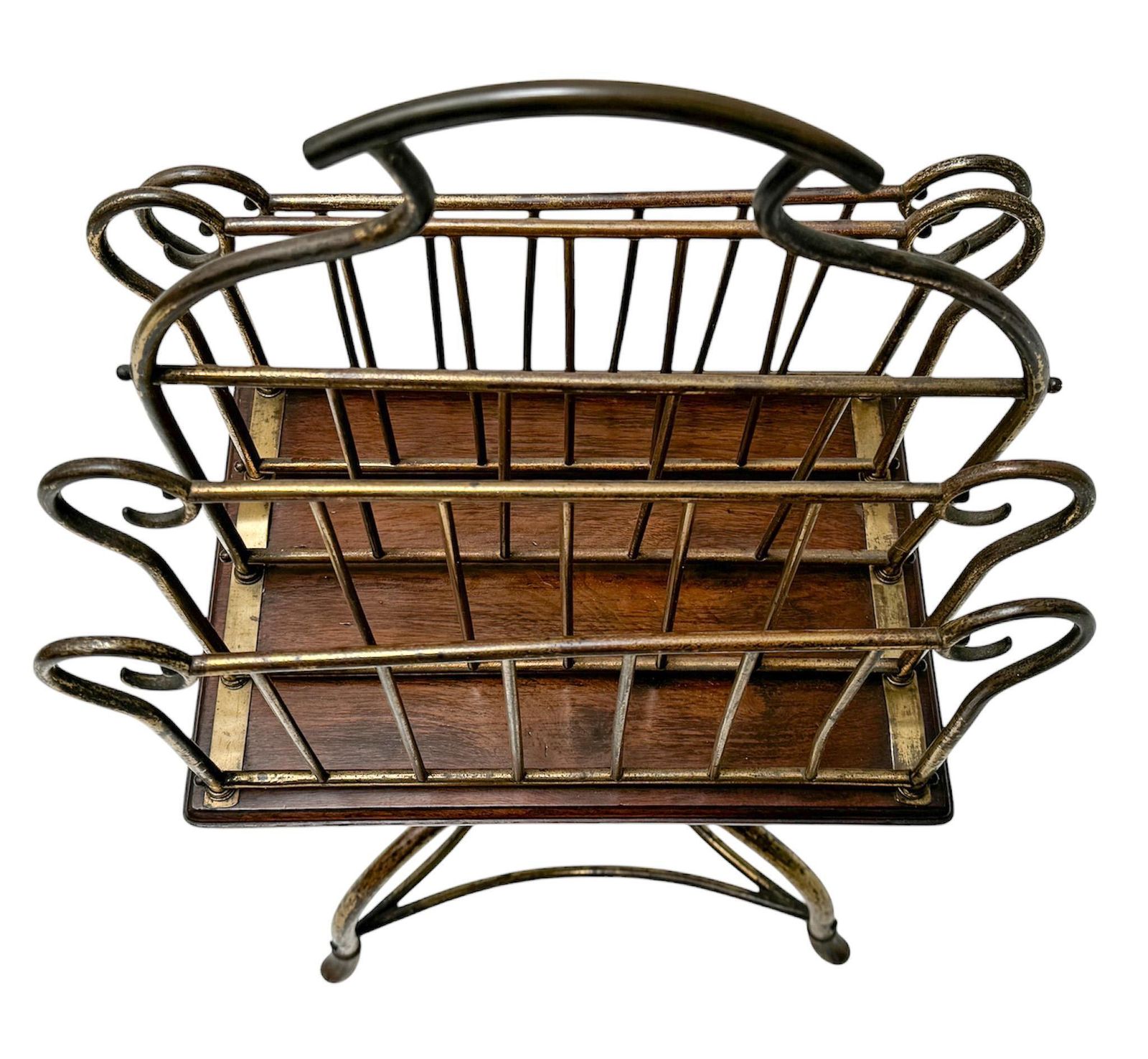 photo furniture Art Nouveau Revolving Magazine Rack, 1900s