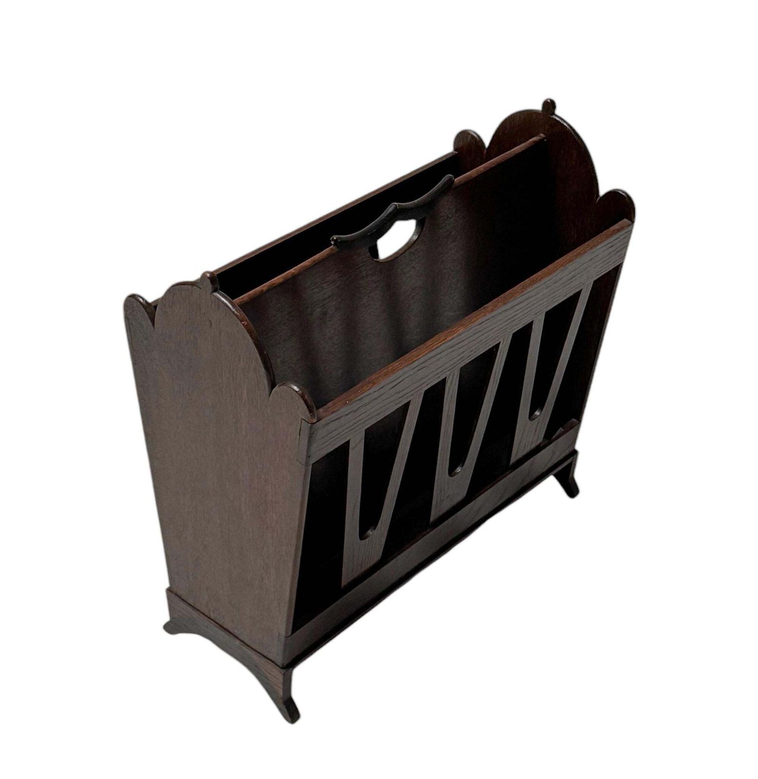 Willem Penaat Art Deco Amsterdam School Magazine Rack For Metz & Co., 1920s photo Home Decor