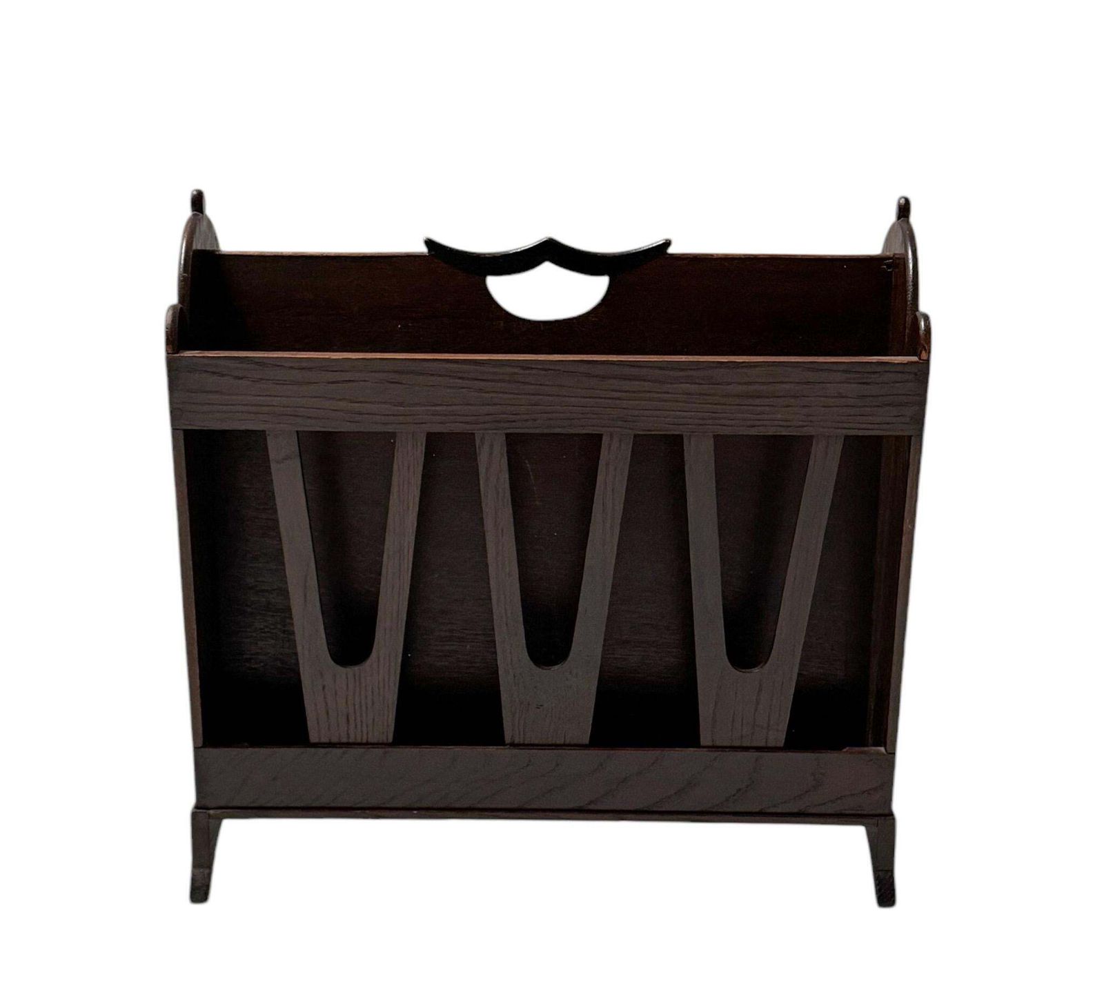 Willem Penaat Art Deco Amsterdam School Magazine Rack For Metz & Co., 1920s photo 941.0