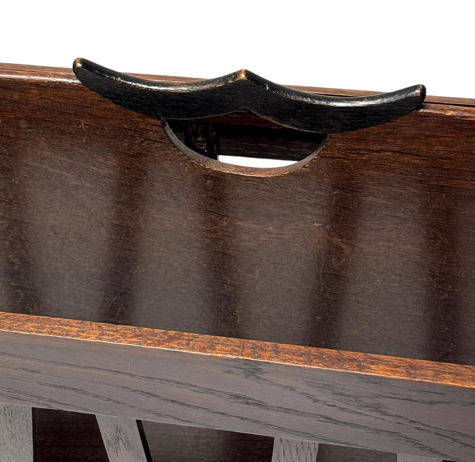 Willem Penaat Art Deco Amsterdam School Magazine Rack For Metz & Co., 1920s photo vinterior