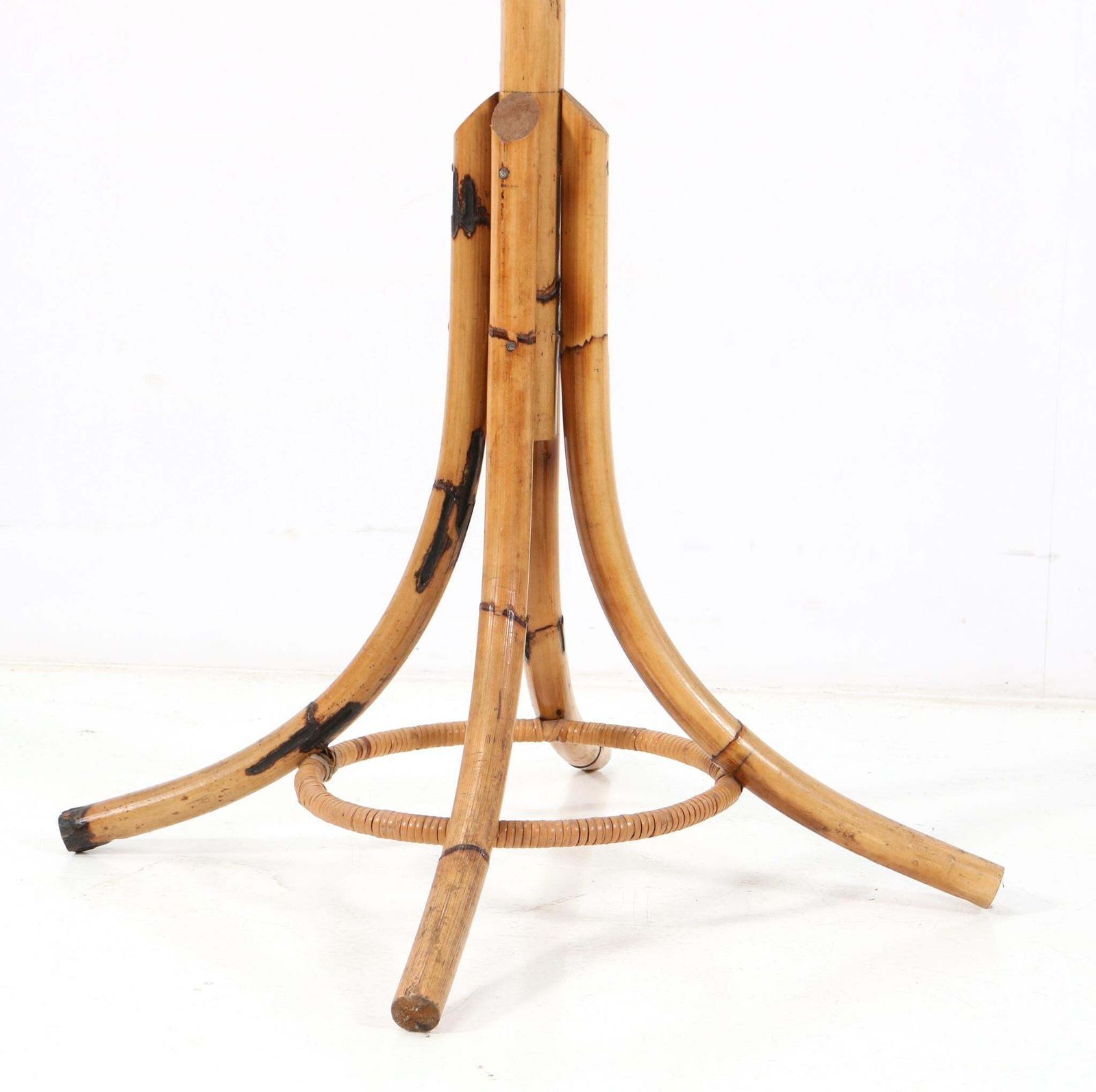 Mid Century Modern Bamboo Coat Rack Franco Albini Style, 1960s photo 990.0