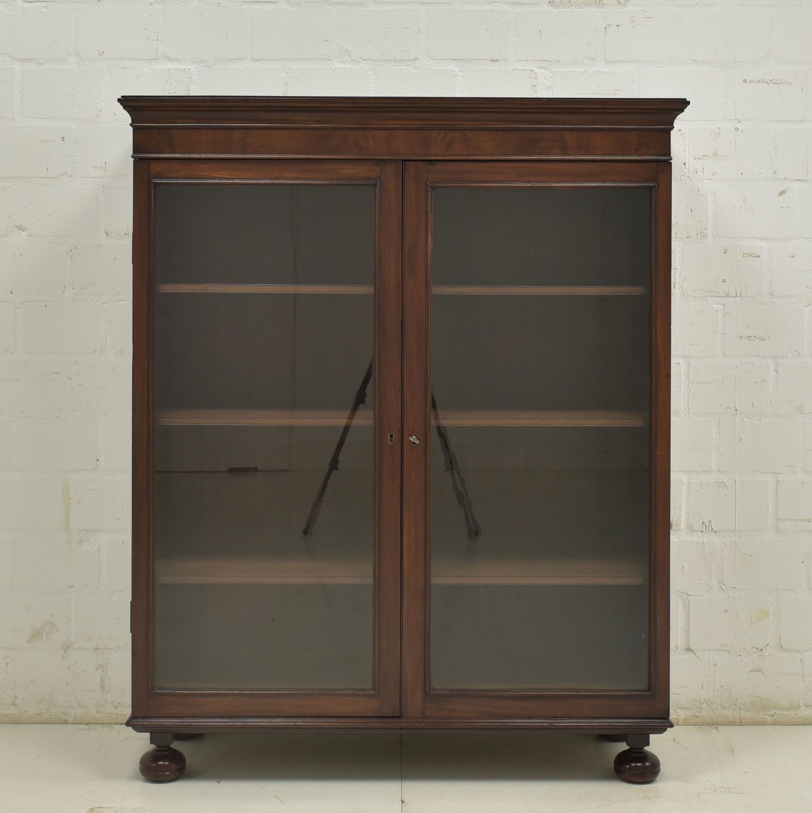 Antique! Small Display Cabinet Restored Mahogany England Circa 1900 photo furniture