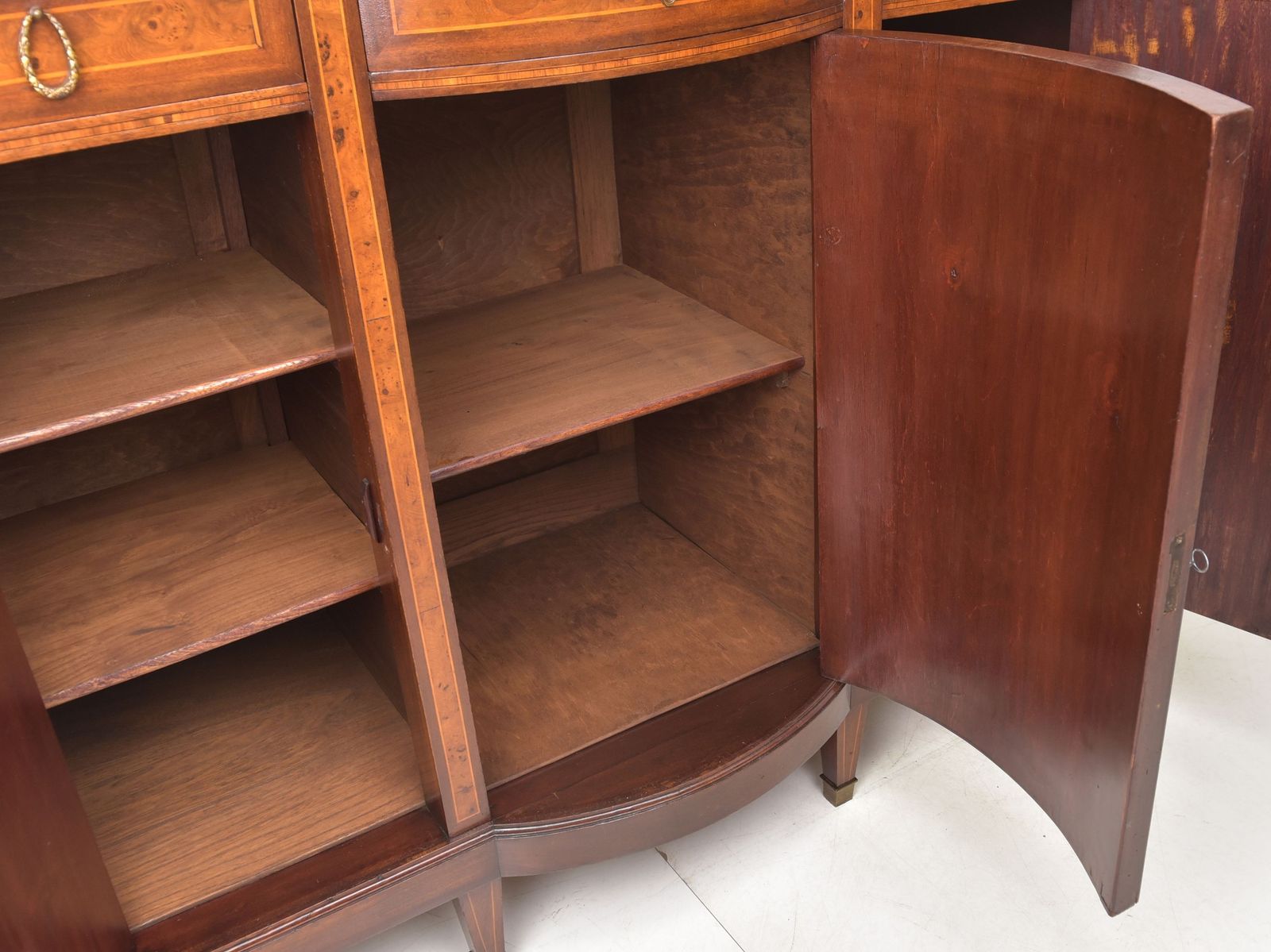 Antique! Restored Art Deco 1925 Mahogany Sideboard Dresser Dining Room photo 1466.0