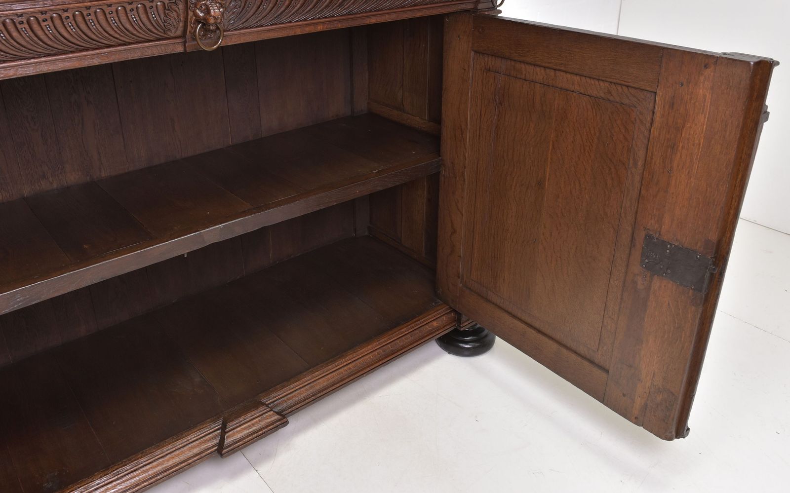 Antique! Restored Neo Renaissance Sideboard Circa 1820, Oak High Chest Of Drawers photo 1779.0
