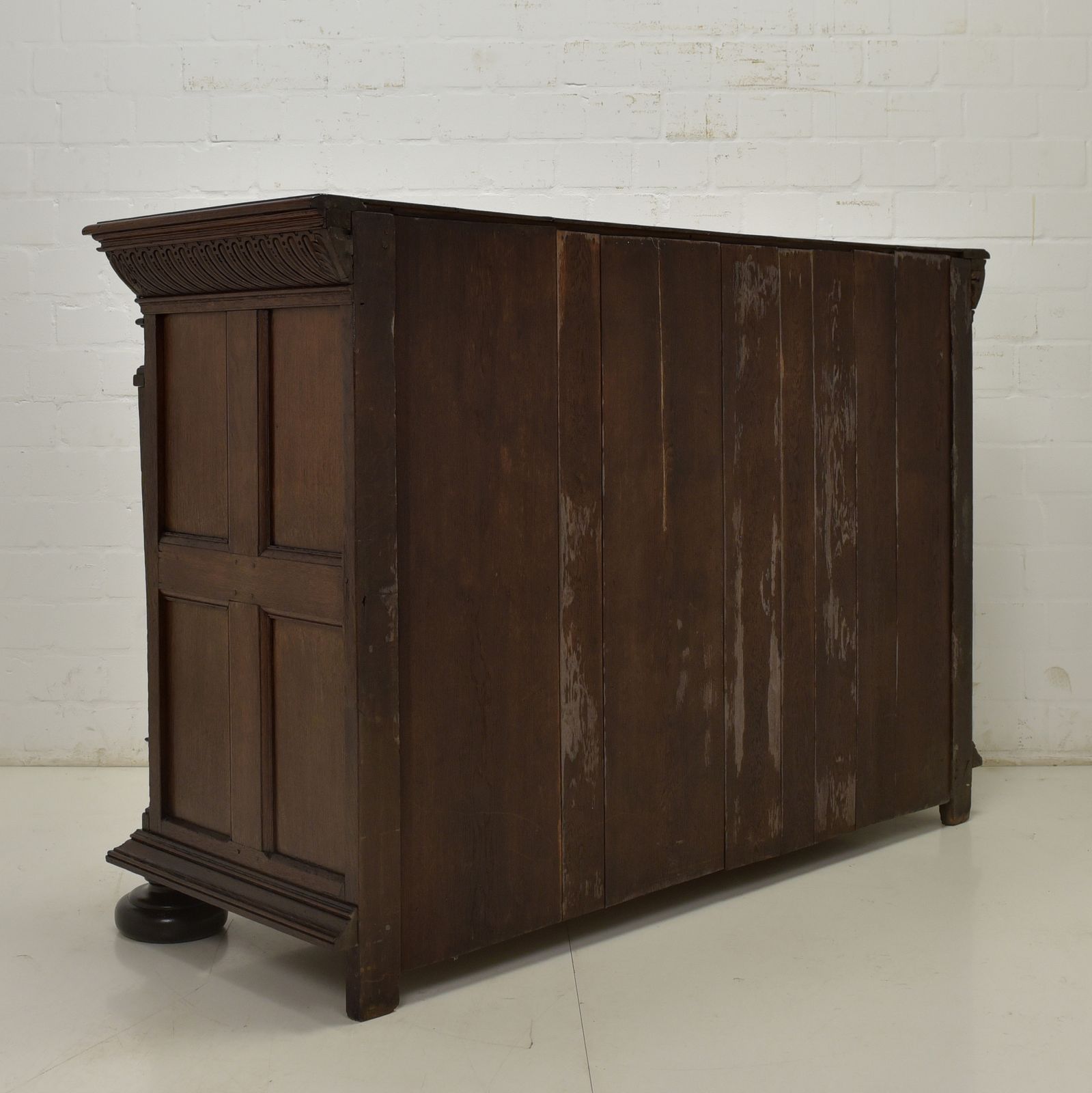 1779.0 Antique! Restored Neo Renaissance Sideboard Circa 1820, Oak High Chest Of Drawers photo