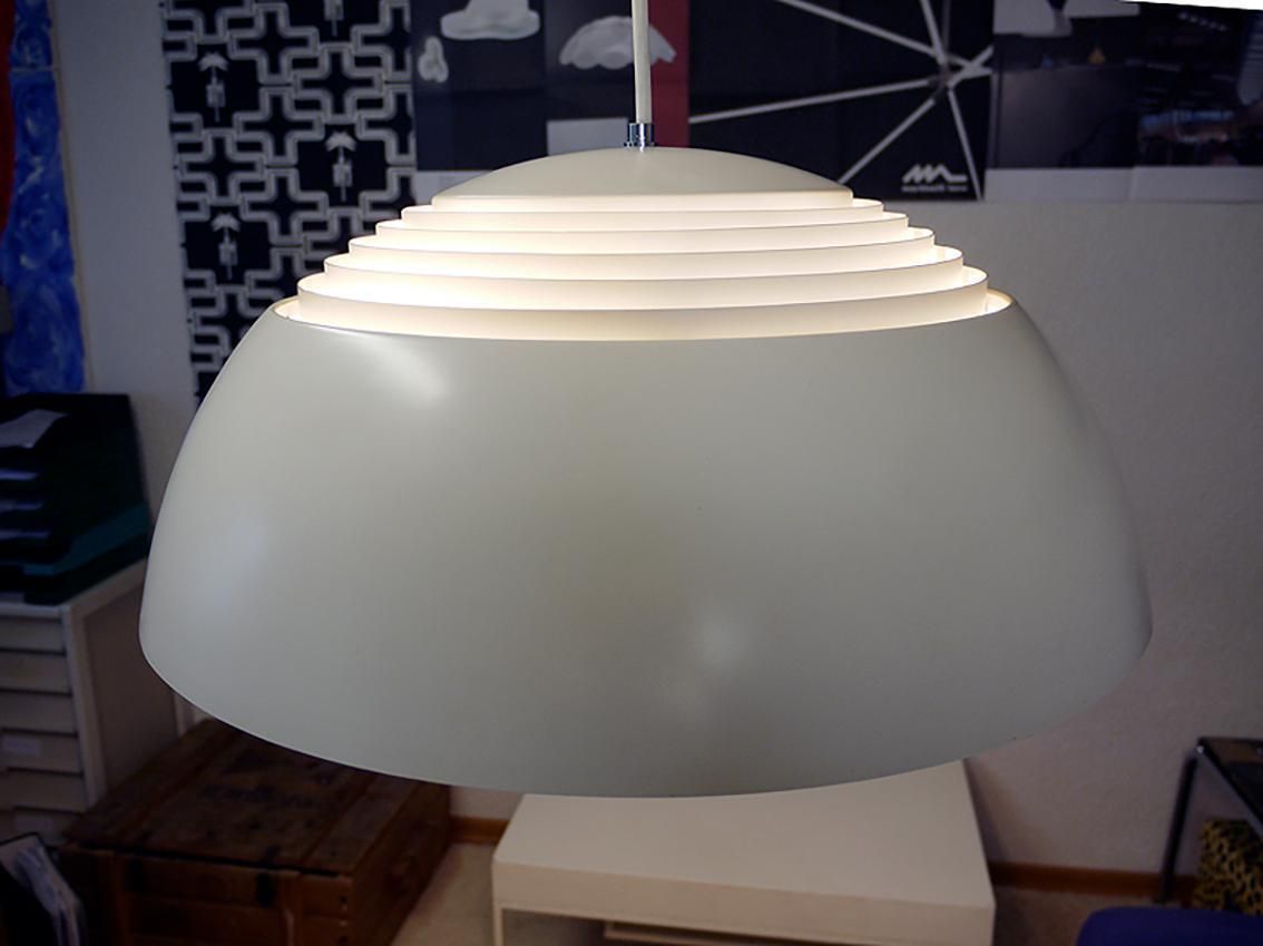 1960s Denmark Louis Poulsen Aj Royal White Pendant Lamp By Arne Jacobsen photo buy