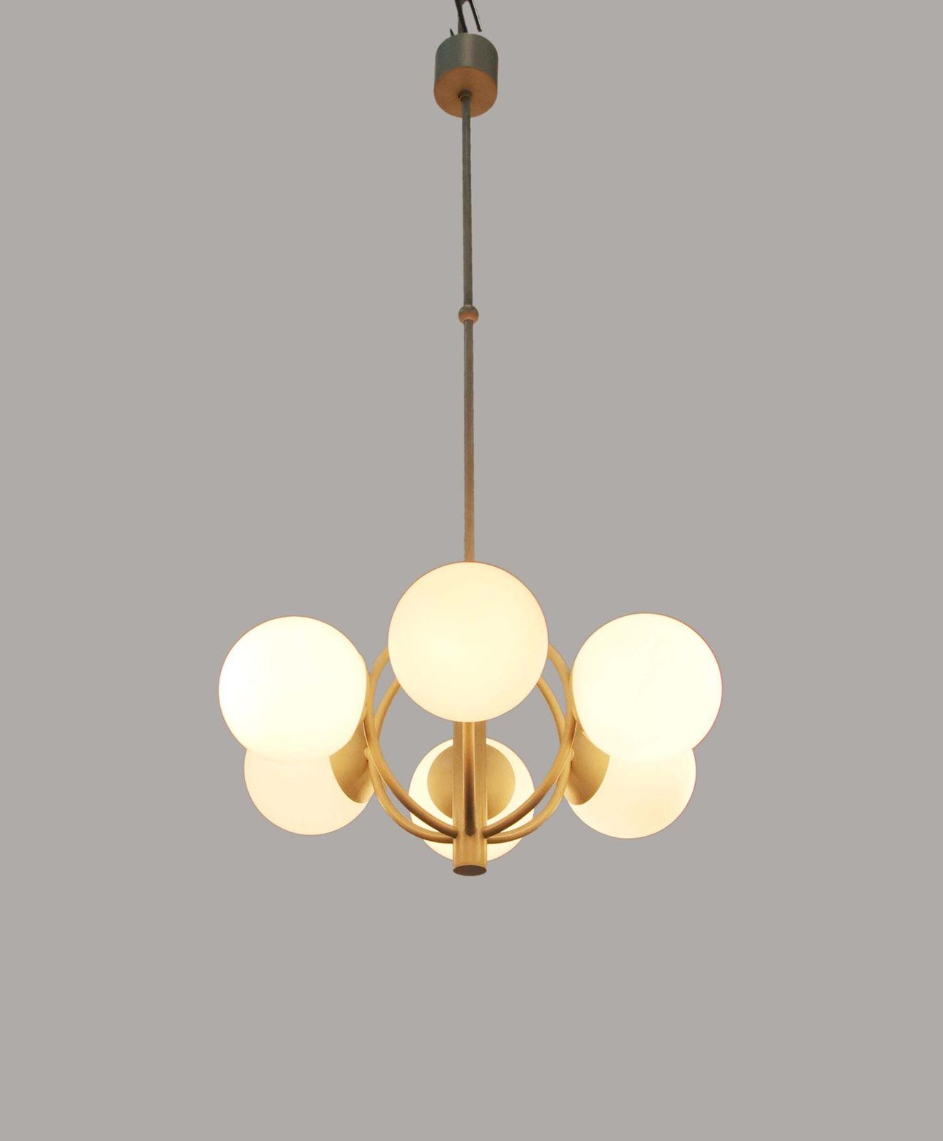 Gorgeous 1970s Mid Century Modernist Chandelier By Kaiser Leuchten photo furniture