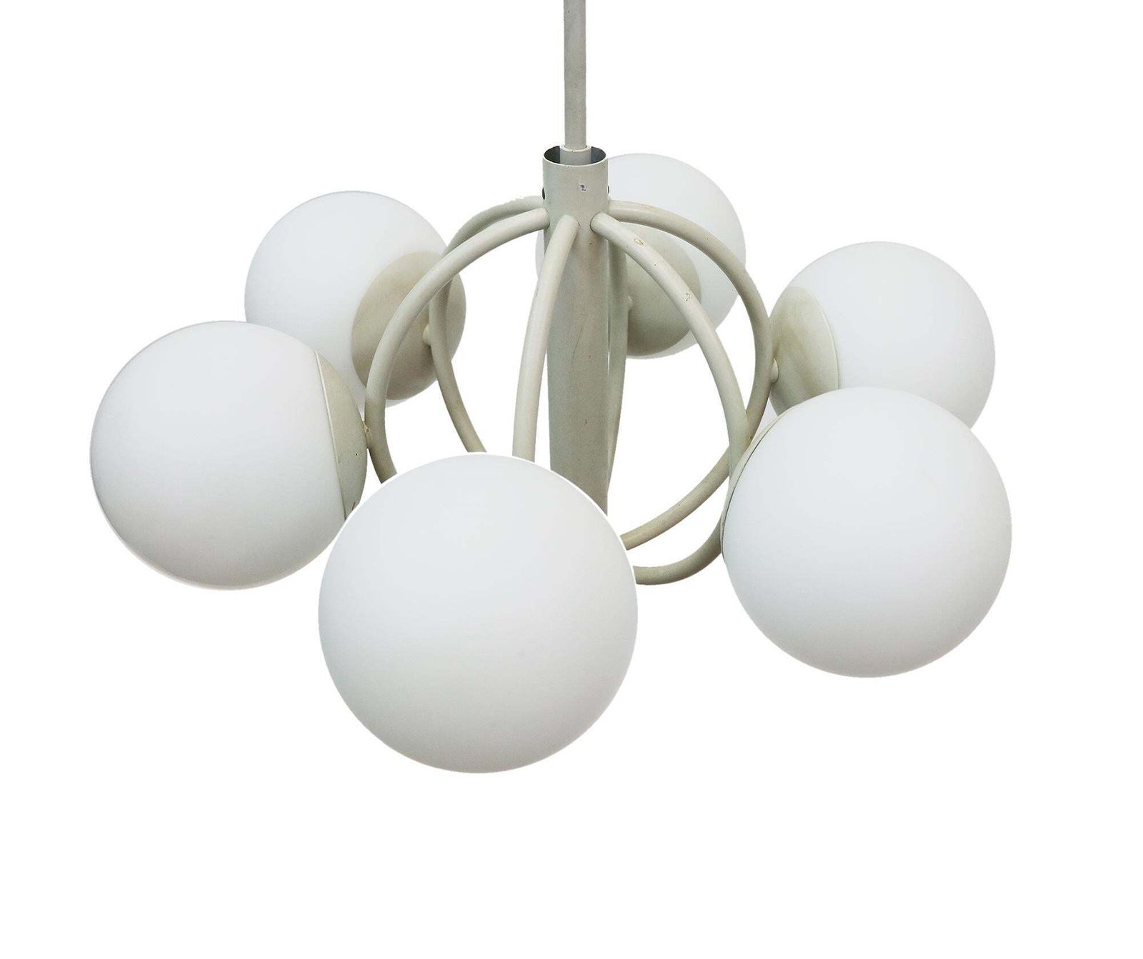 Gorgeous 1970s Mid Century Modernist Chandelier By Kaiser Leuchten photo for sale