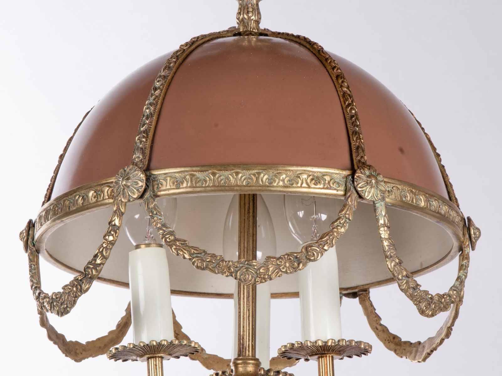 Wonderful French Louis XV Style Bouillotte Chandelier photo for sale