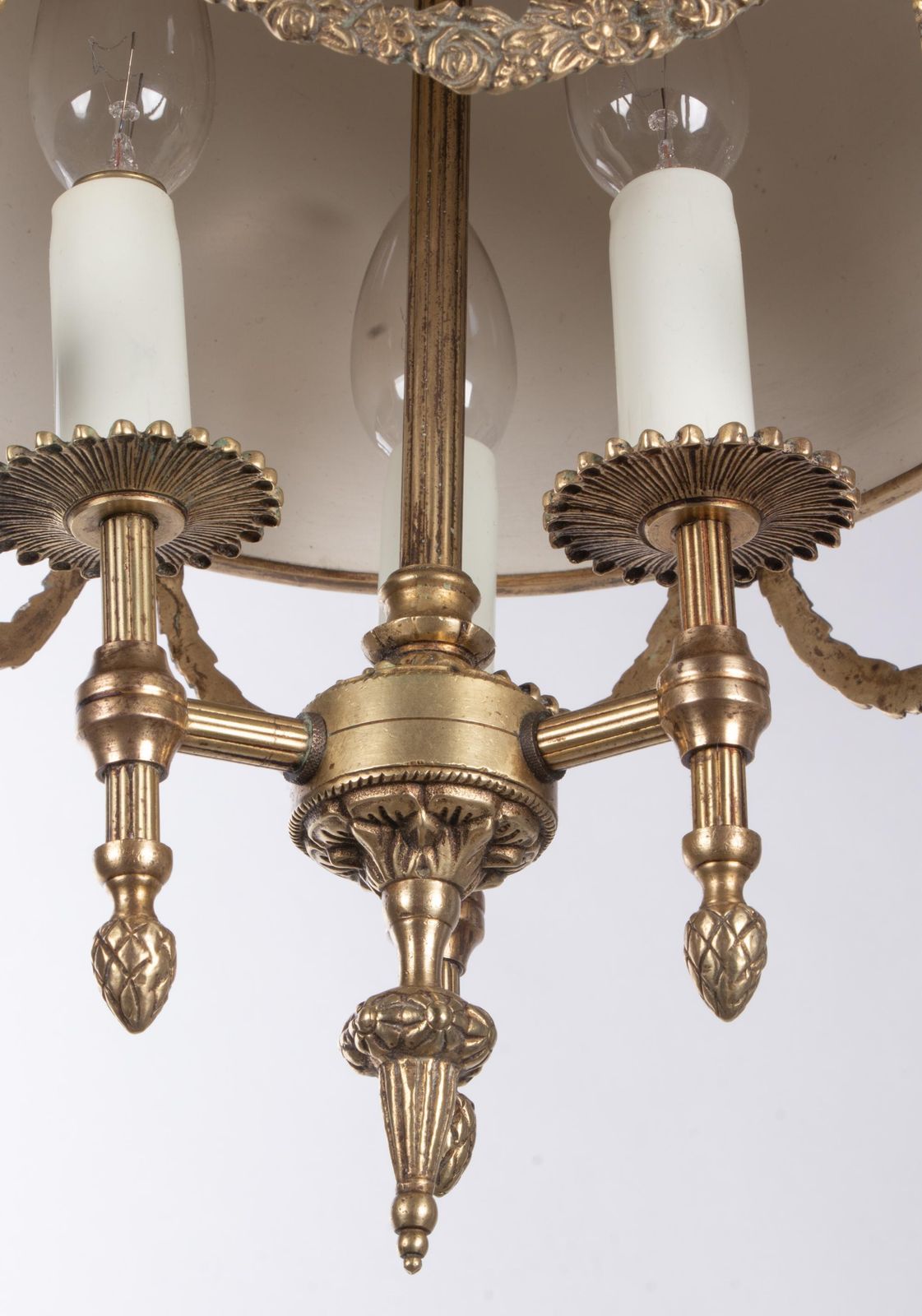 Wonderful French Louis XV Style Bouillotte Chandelier photo 2590.0