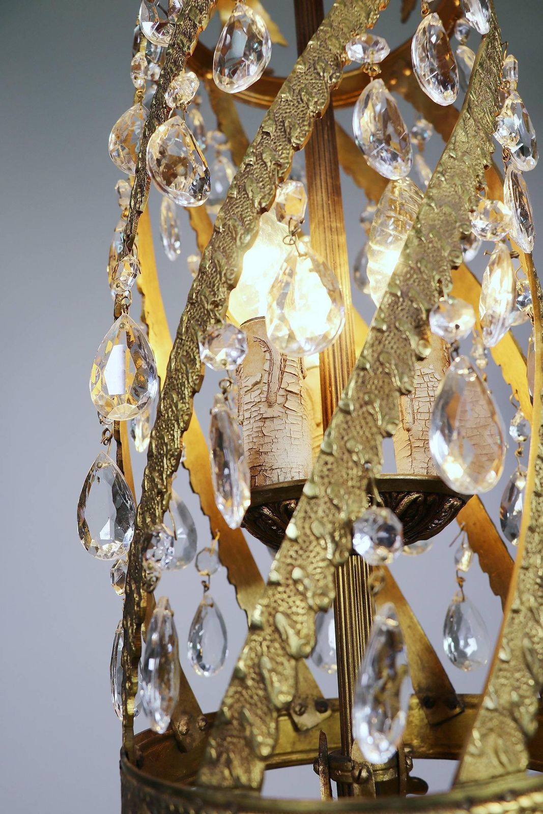 Fine Golden Louis XV Chandelier Rococo Style Belle époque photo buy