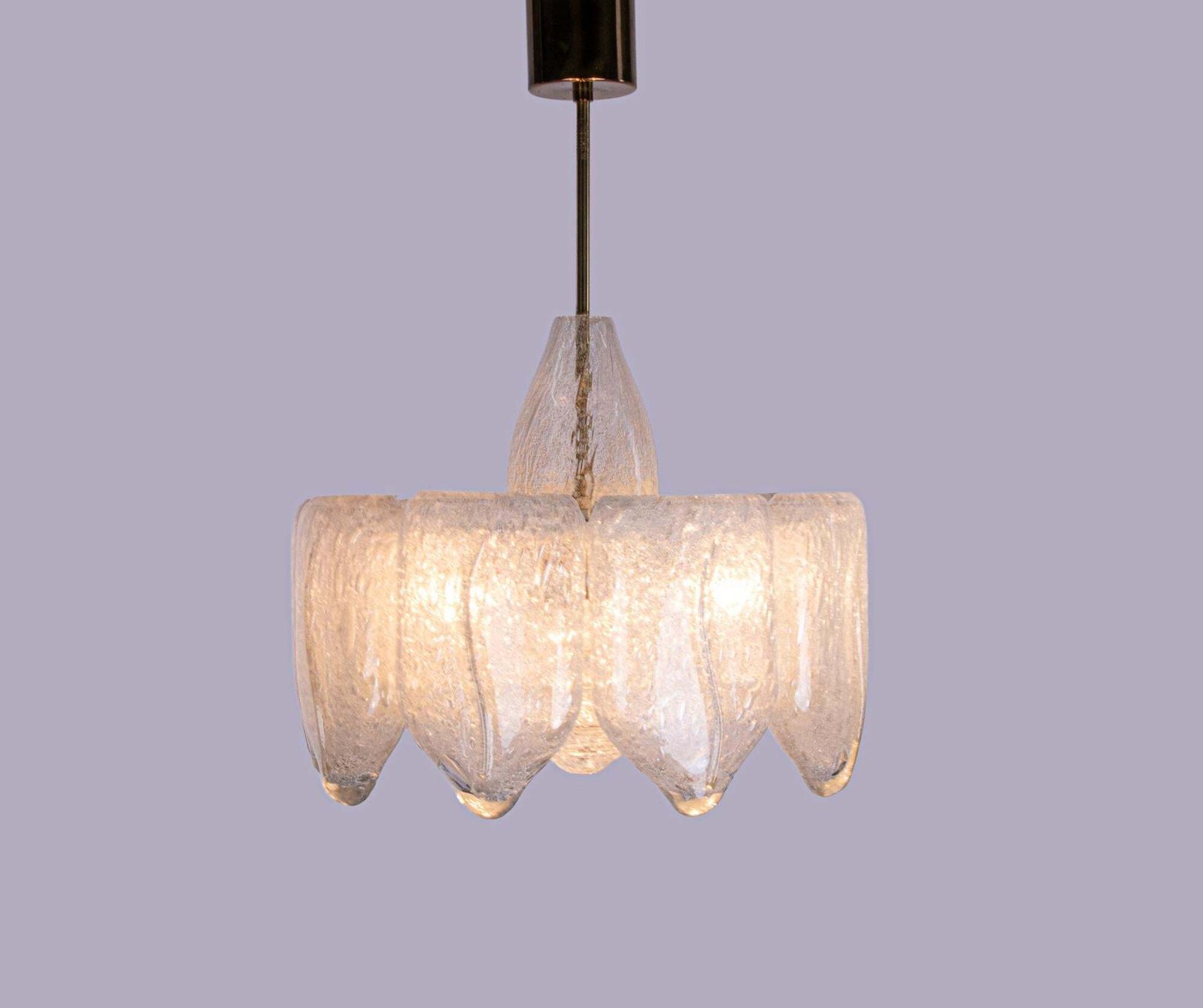 Lighting Stunning Murano Glass Chandelier By Doria, Germany, 1960s photo