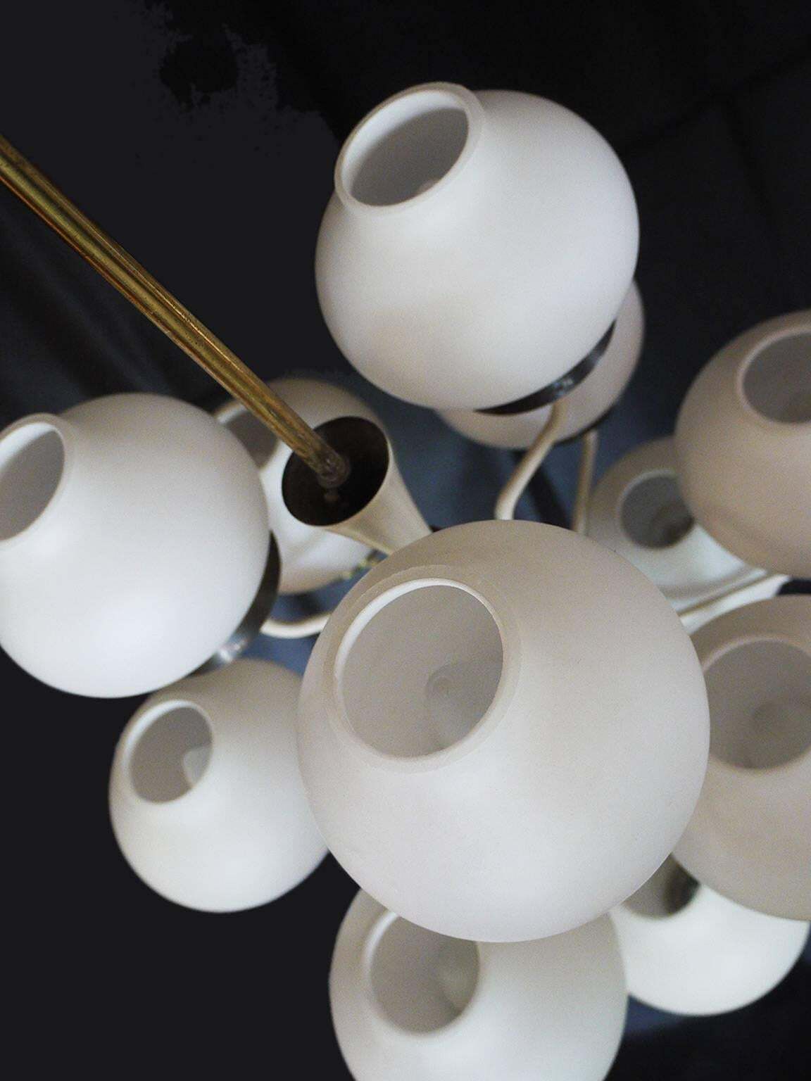 Sputnik 'Tulipan' Chandelier By Hans Agne Jakobsson, Sweden, 1950s photo Lighting