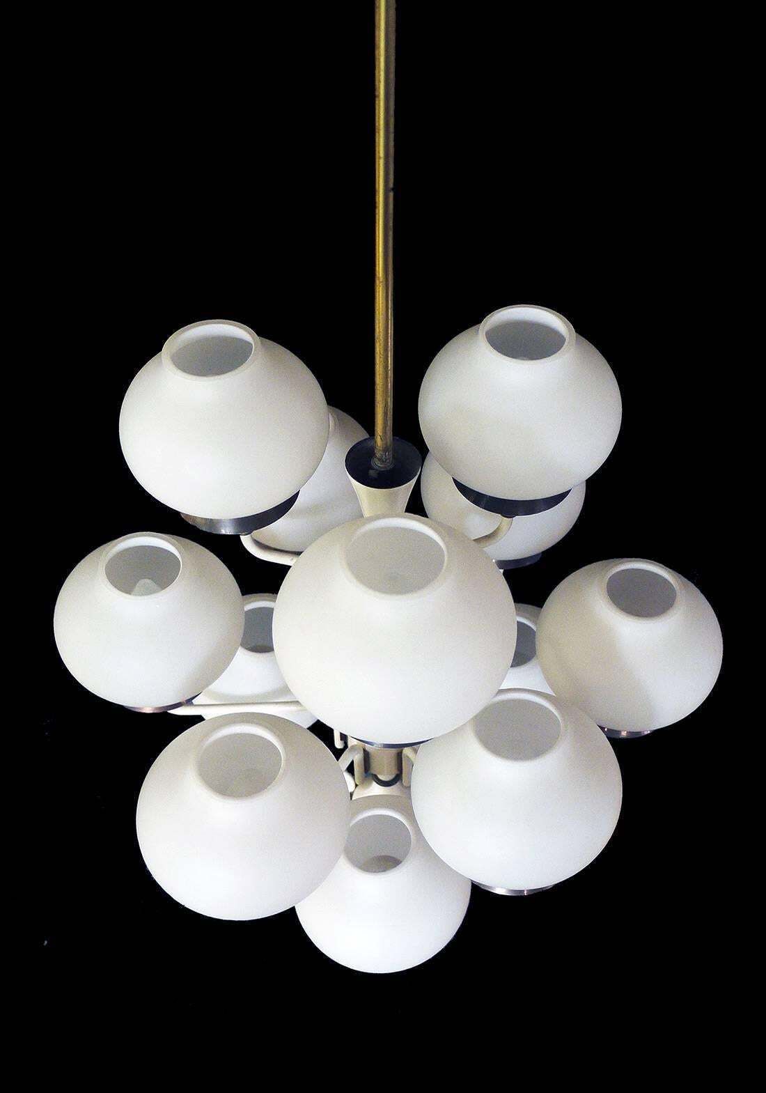 Sputnik 'Tulipan' Chandelier By Hans Agne Jakobsson, Sweden, 1950s photo 2899.0