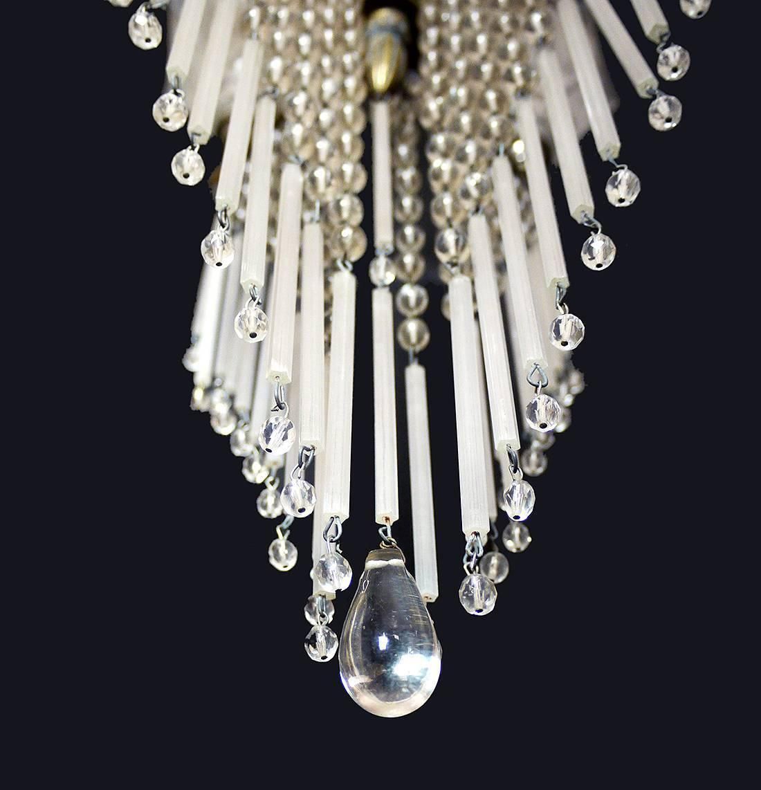 French Art Nouveau Chandelier By Lorrain / Daum photo 4561.0
