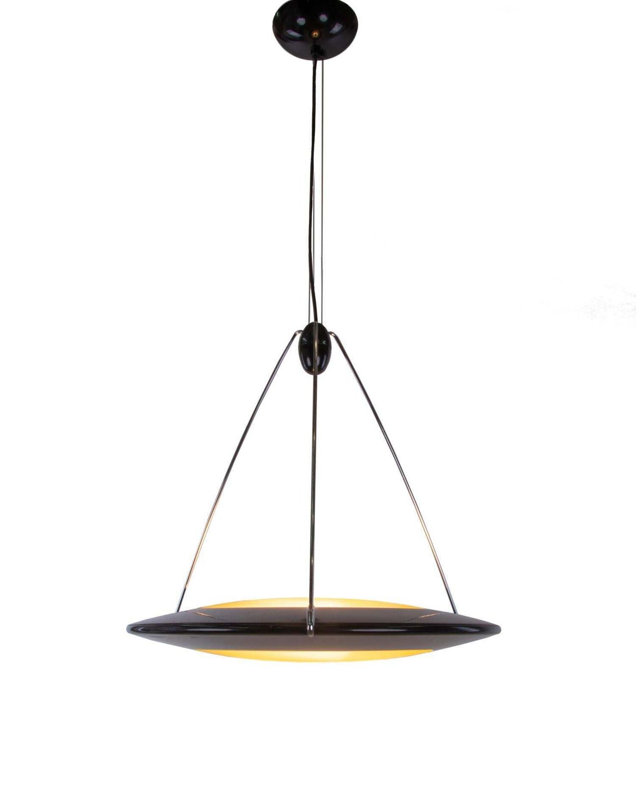 Ezio Didone “Mira S” Ufo Pendant Light For Arteluce / Flos, Italy, 1990s photo furniture