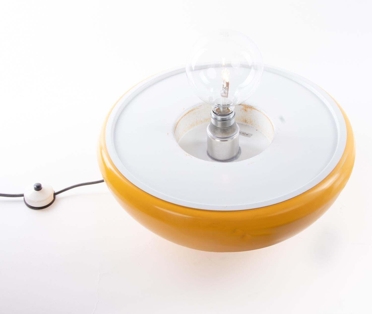 Murano 18" 'Pop Art' Floor And Table Lamp Glass & Metal By Doria, Germany 1960s photo Lighting